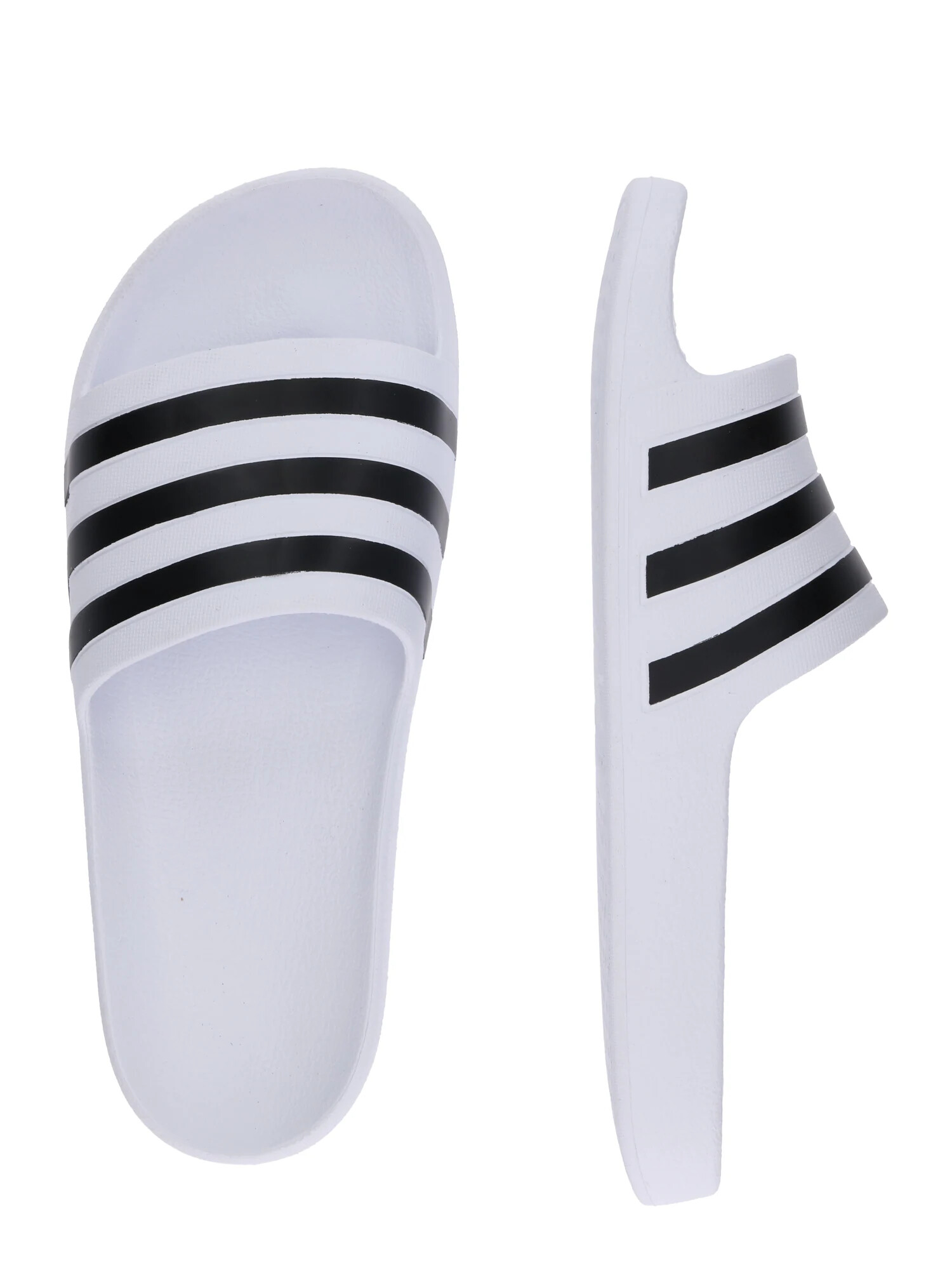 ADIDAS SPORTSWEAR Flip-flops 'Adilette Aqua' negru / alb - Pled.ro