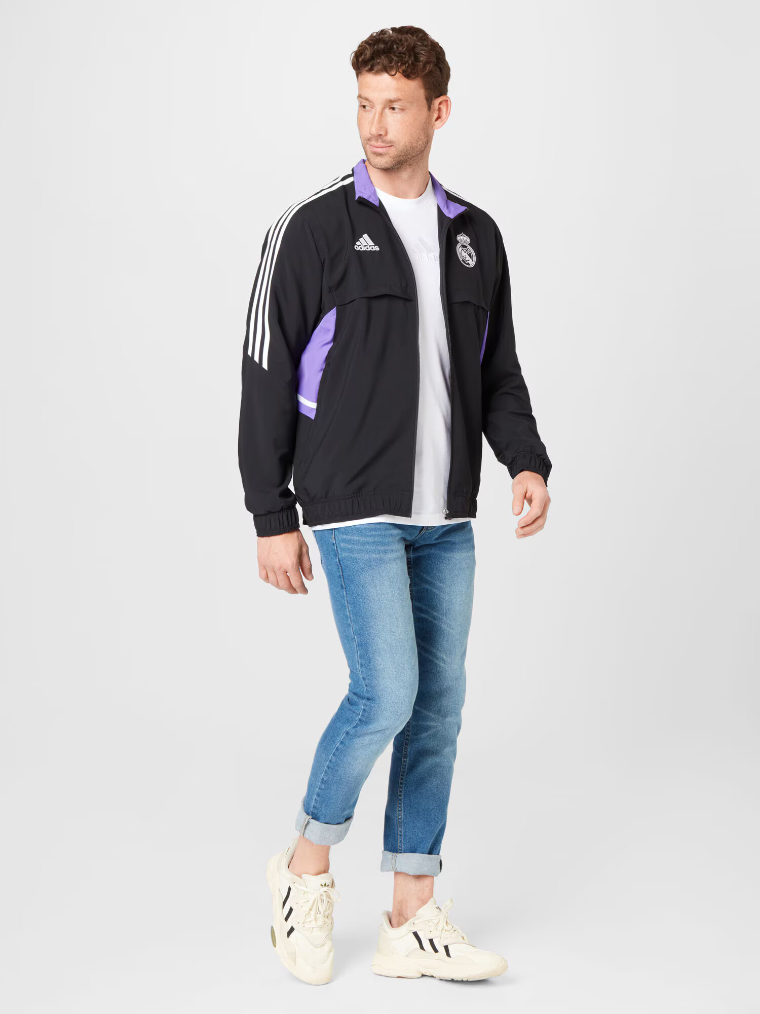 ADIDAS SPORTSWEAR Geacă sport lila / negru / alb - Pled.ro