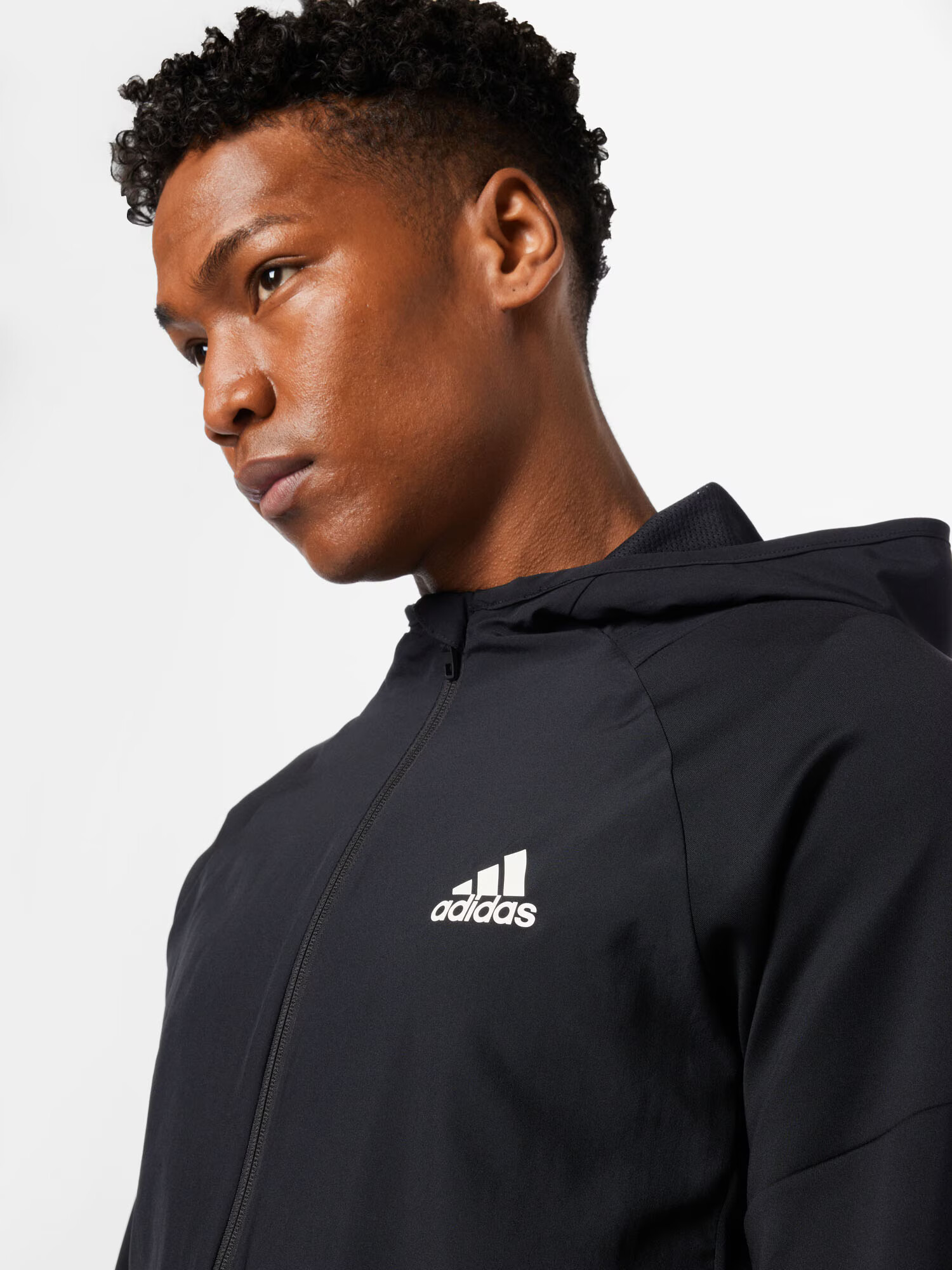 ADIDAS SPORTSWEAR Geacă sport negru / alb - Pled.ro