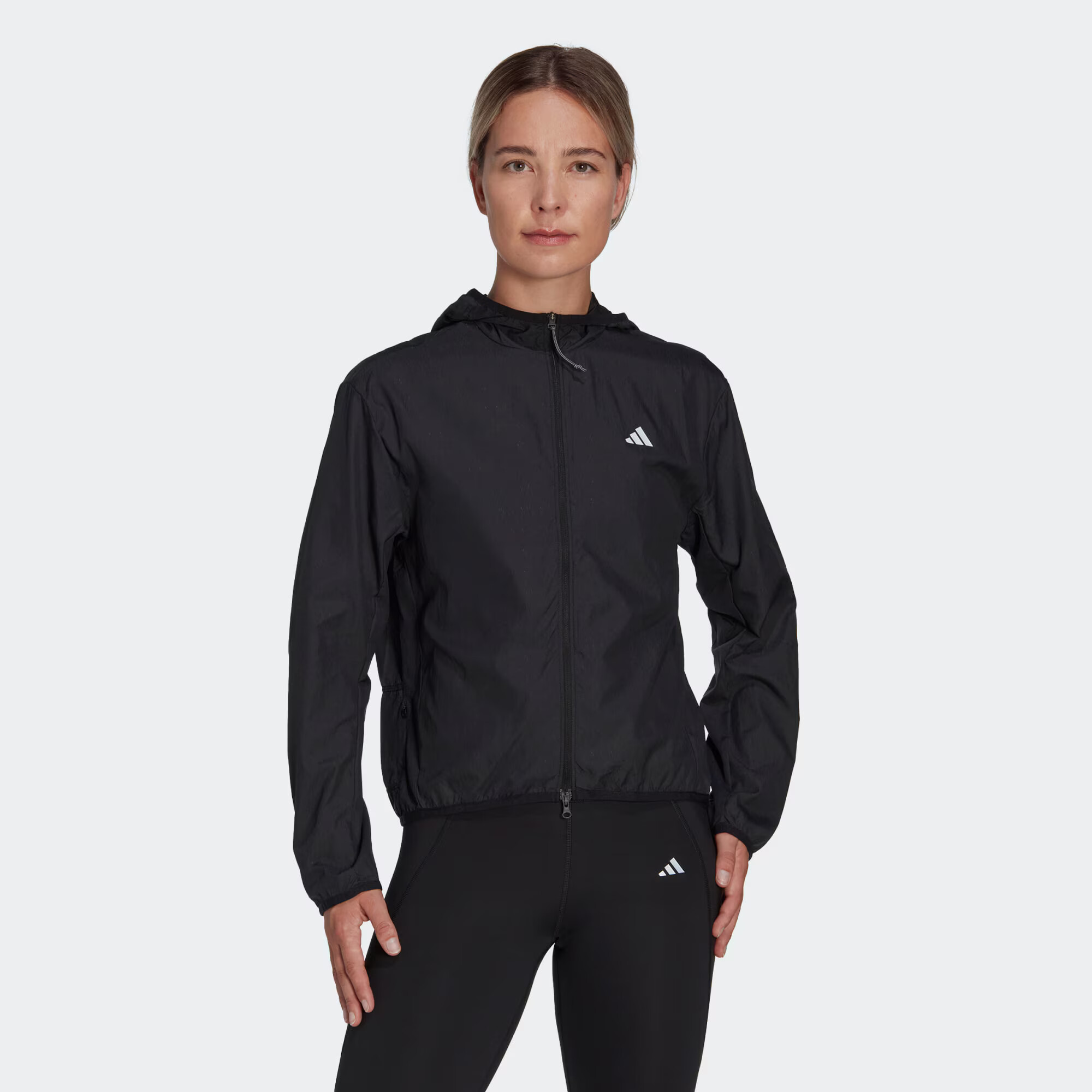 ADIDAS PERFORMANCE Geacă sport 'Run It' negru / alb - Pled.ro