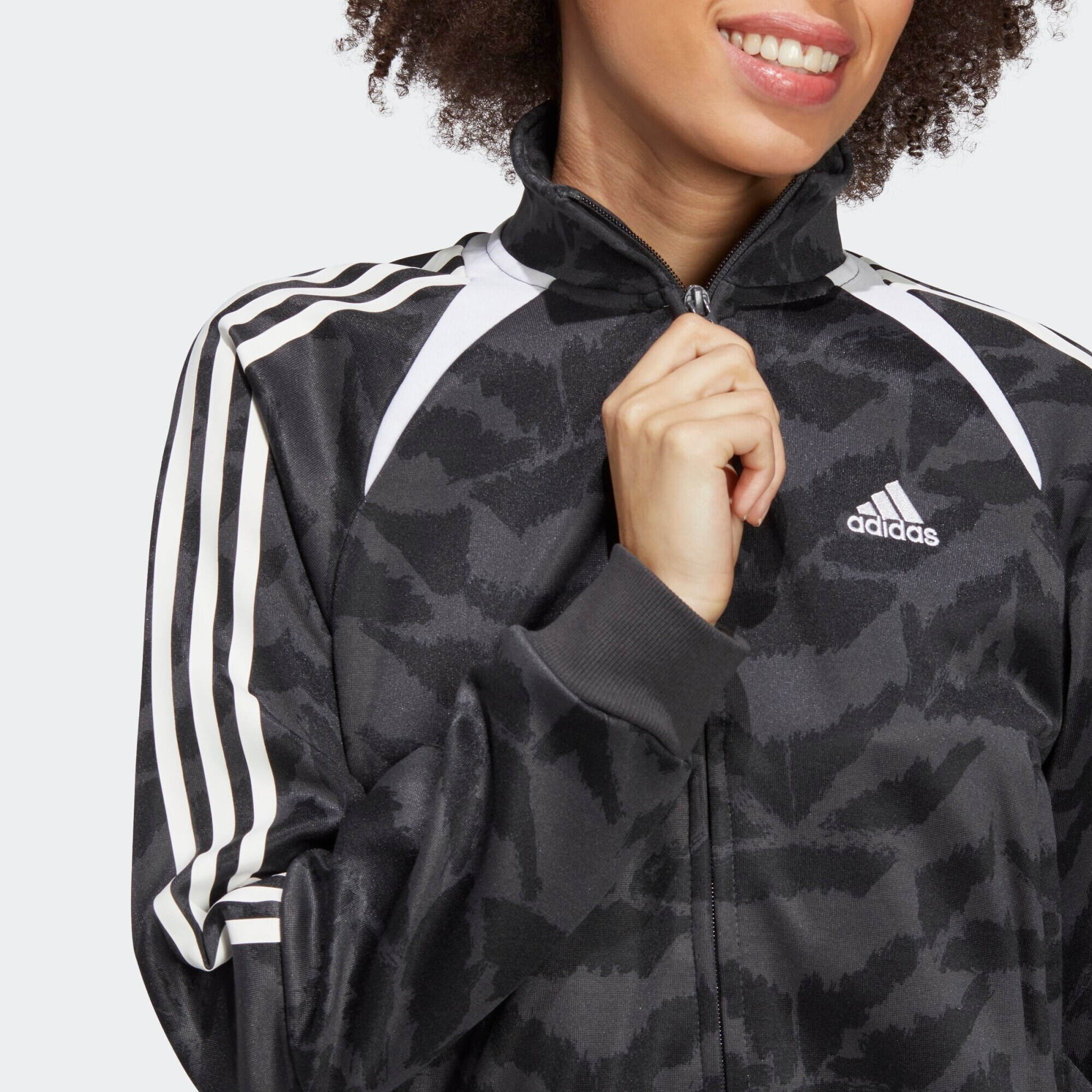 ADIDAS SPORTSWEAR Jachetă de trening 'Tiro Suit Up Lifestyle' gri închis / negru / alb - Pled.ro