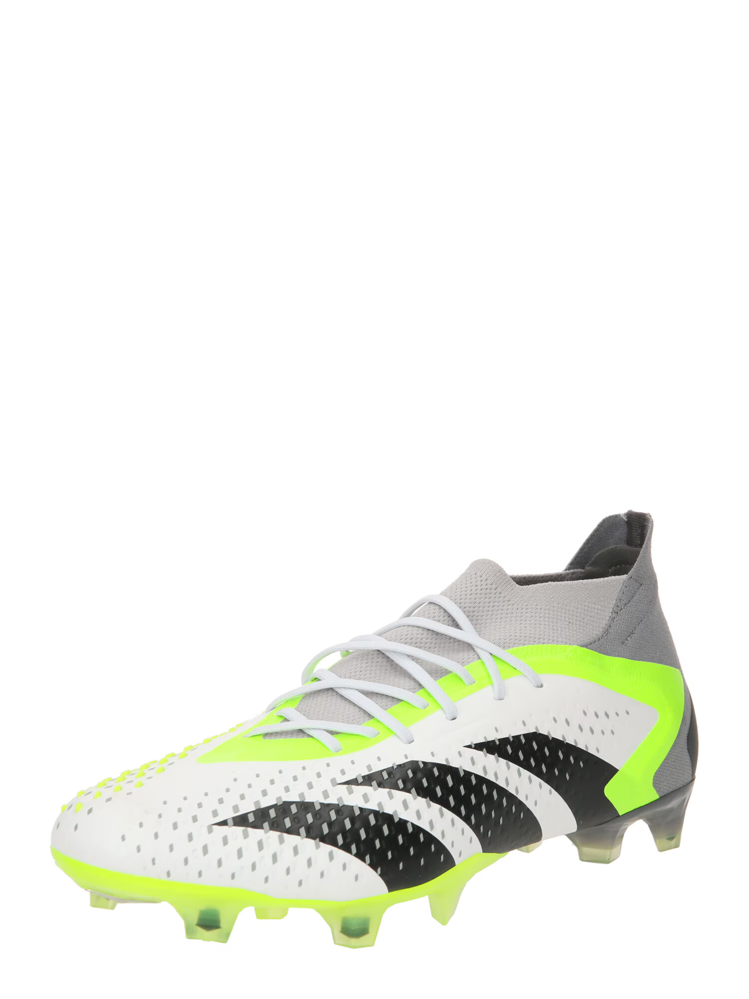 ADIDAS PERFORMANCE Ghete de fotbal 'Predator Accuracy.1' gri fumuriu / verde neon / negru / alb - Pled.ro