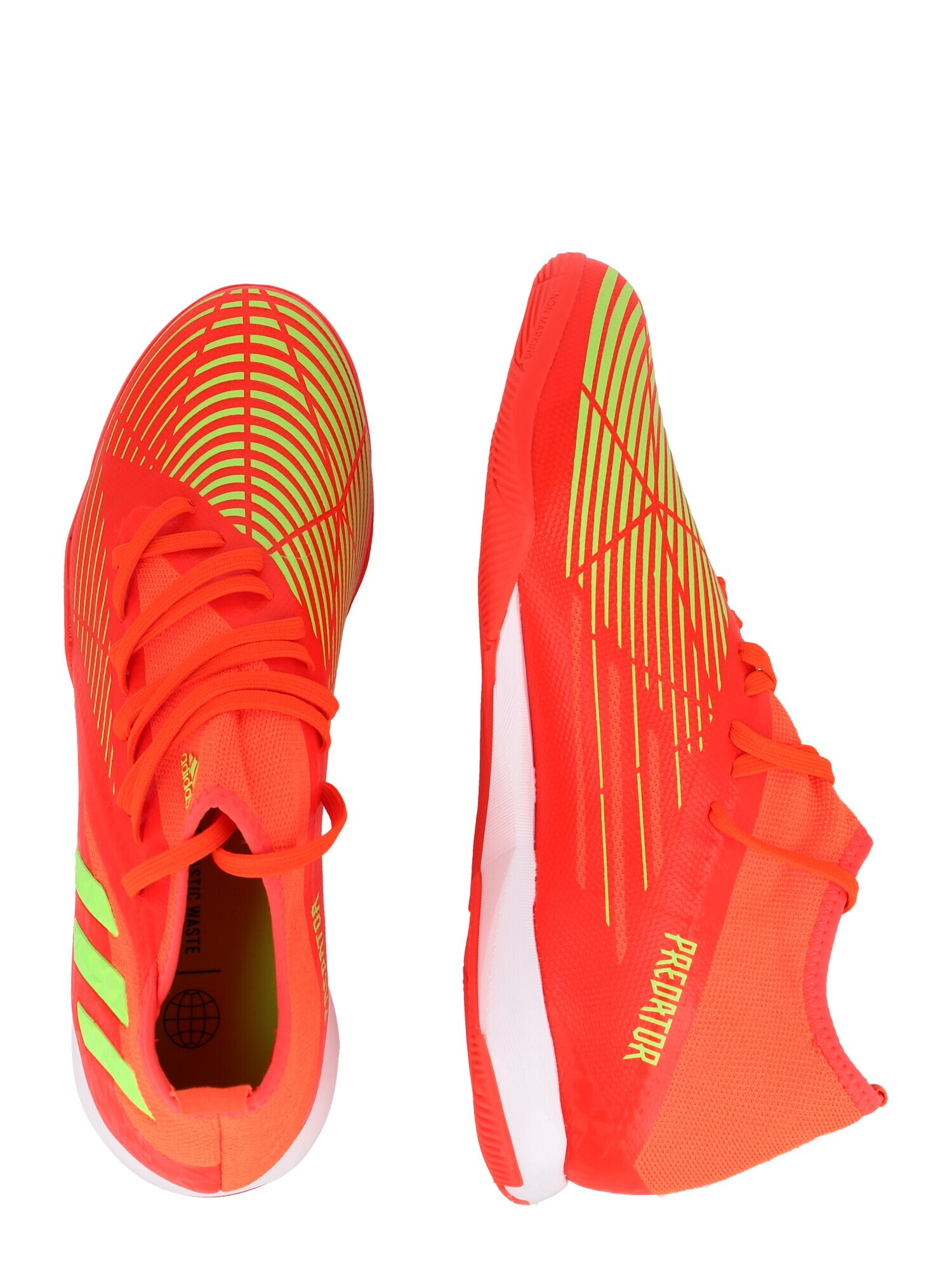 ADIDAS PERFORMANCE Ghete de fotbal 'Predator Edge.3 Indoor Boots' galben citron / portocaliu / roșu - Pled.ro