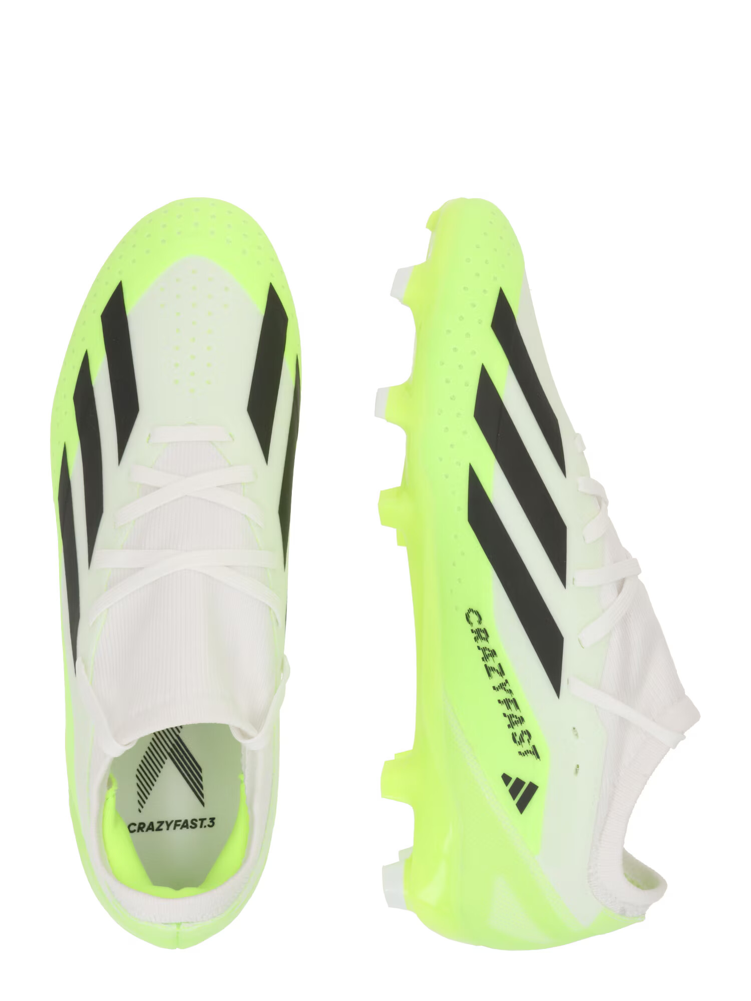 ADIDAS PERFORMANCE Ghete de fotbal 'X Crazyfast.3' verde limetă / negru / alb - Pled.ro