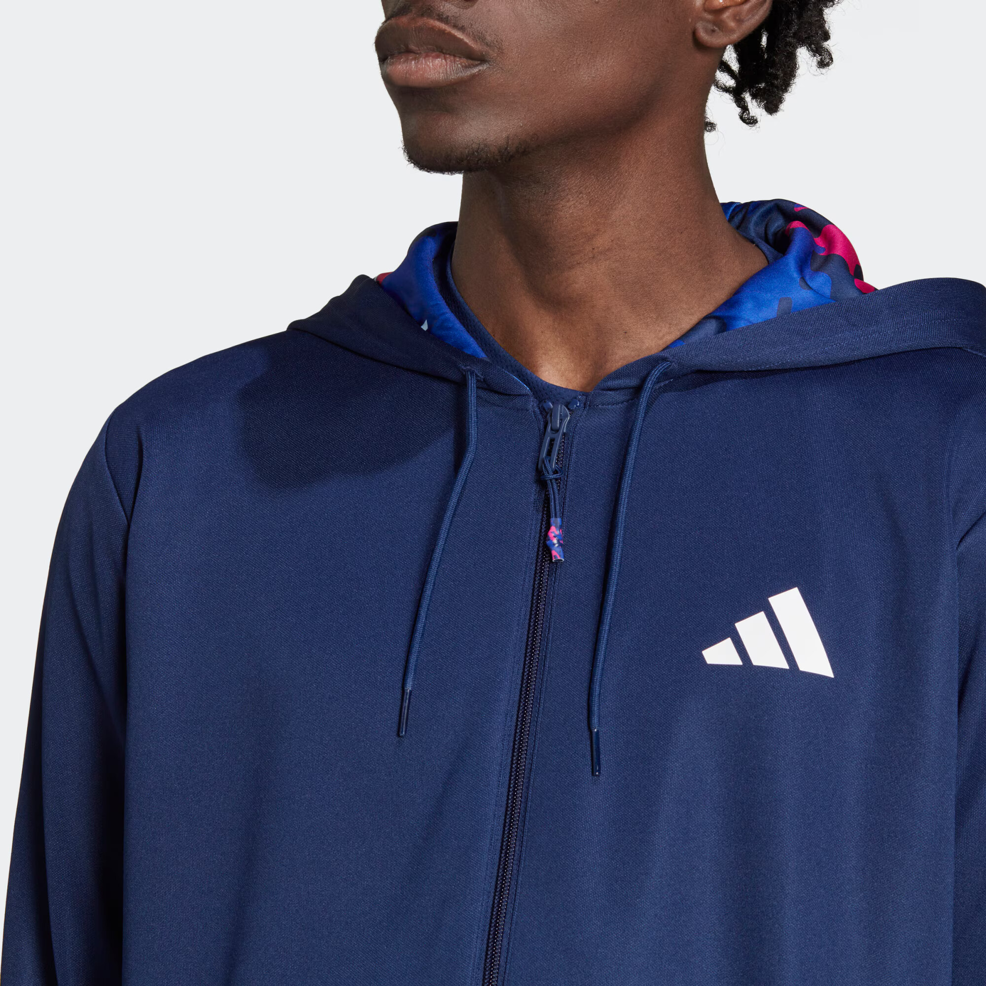 ADIDAS PERFORMANCE Bluză cu fermoar sport 'Train Essentials Seasonal ' albastru închis - Pled.ro