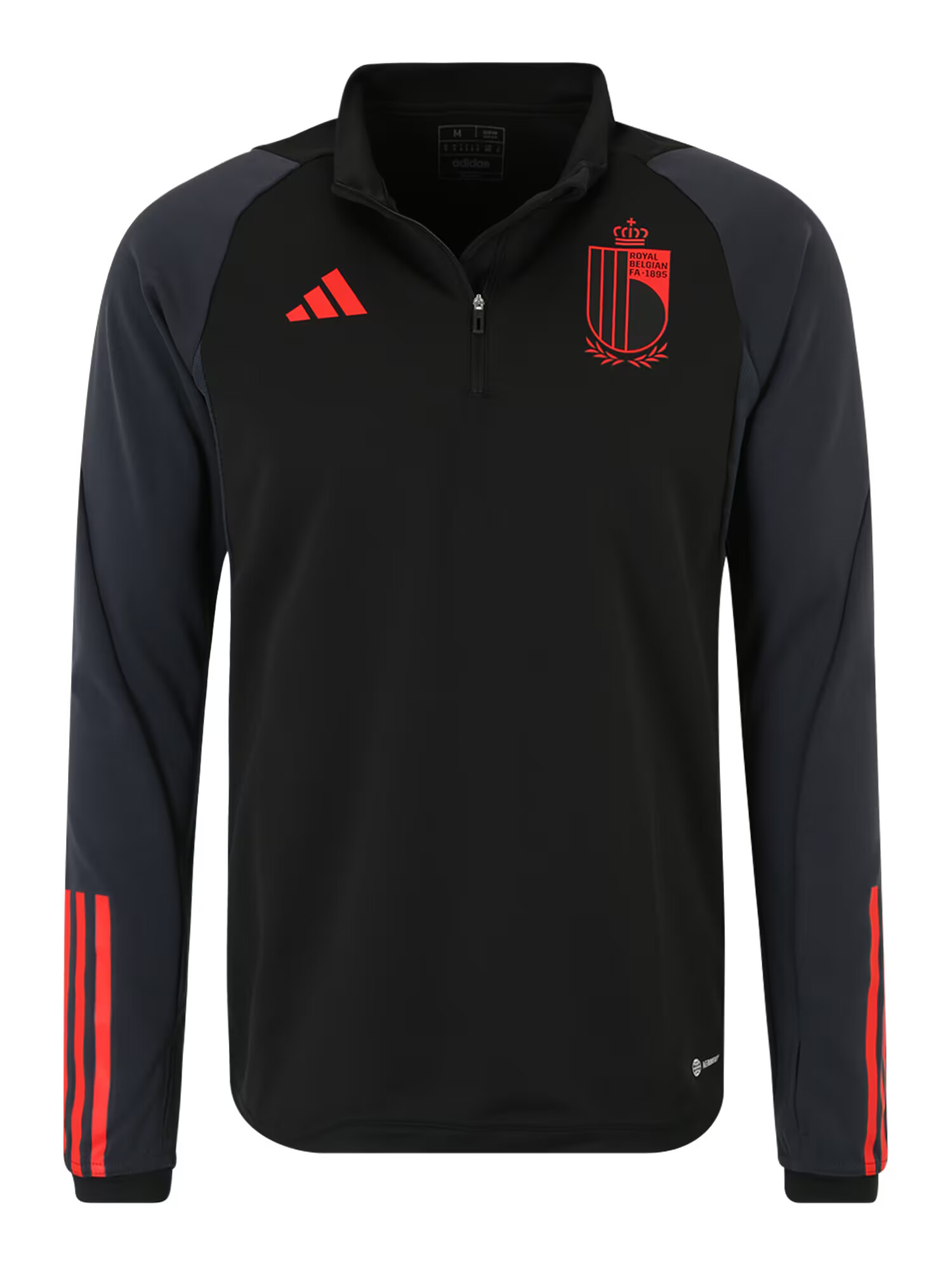 ADIDAS PERFORMANCE Hanorac sport gri metalic / roșu deschis / negru - Pled.ro