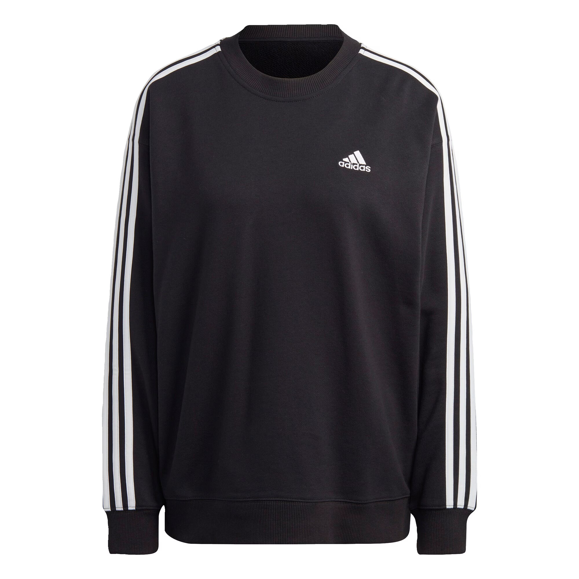 ADIDAS SPORTSWEAR Hanorac sport 'Essentials' negru / alb - Pled.ro