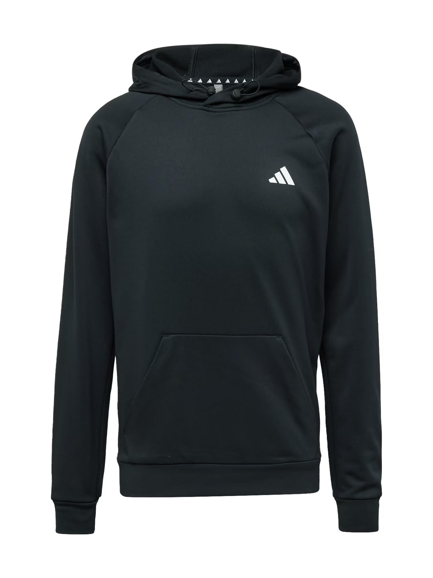 ADIDAS PERFORMANCE Hanorac sport negru / alb - Pled.ro