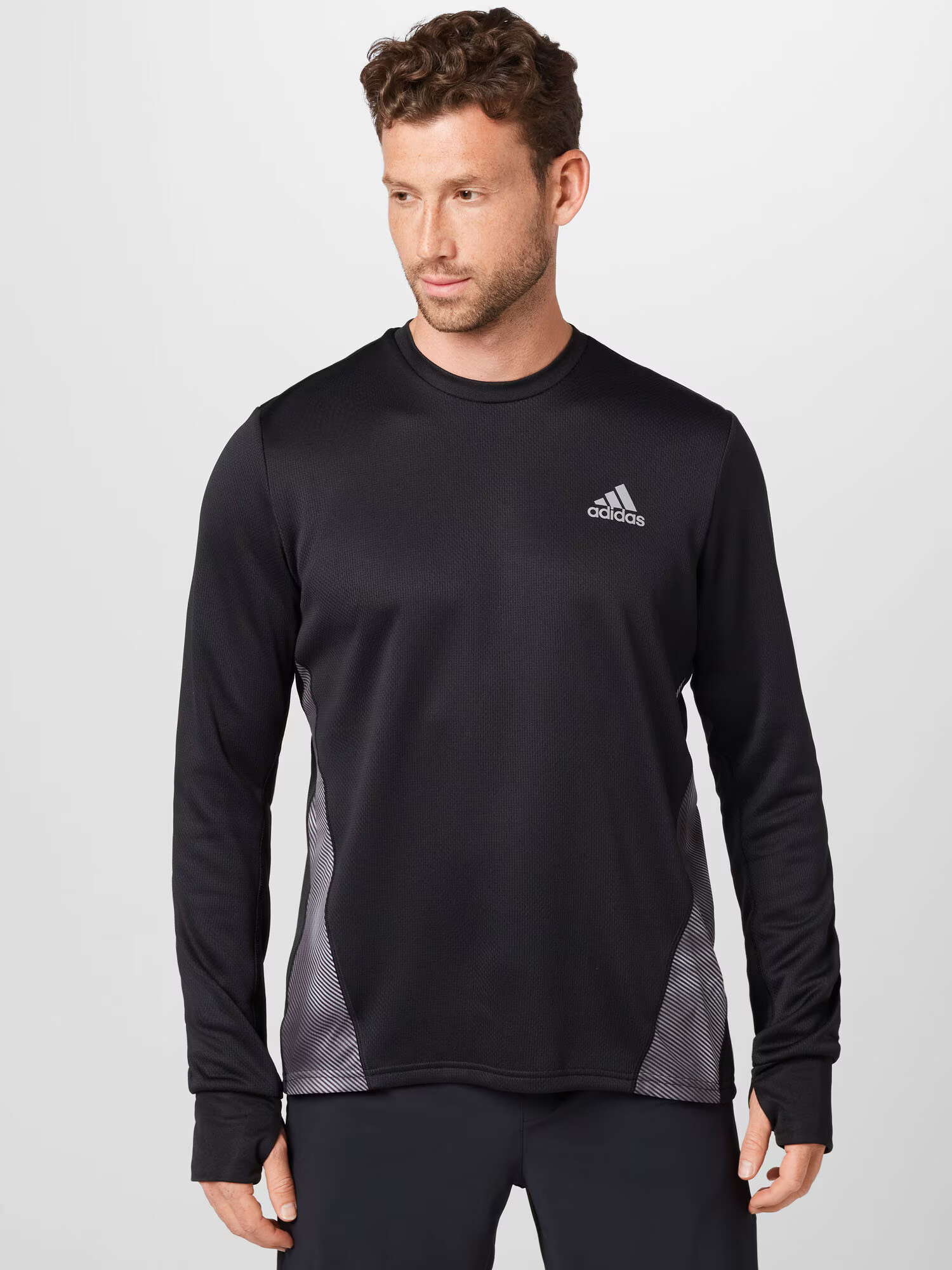 ADIDAS SPORTSWEAR Hanorac sport negru / alb - Pled.ro