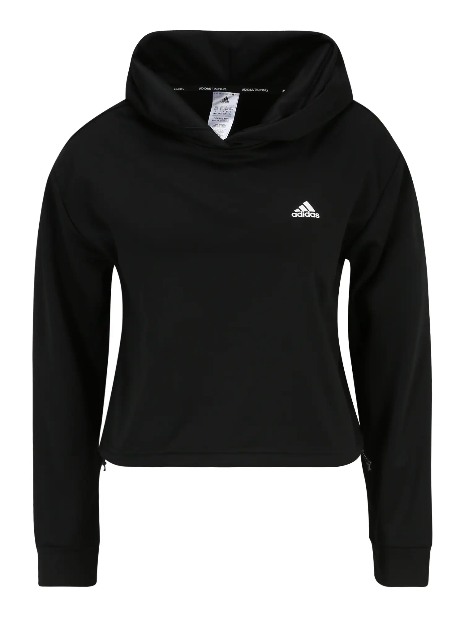 ADIDAS SPORTSWEAR Hanorac sport 'Aeroready' negru / alb - Pled.ro