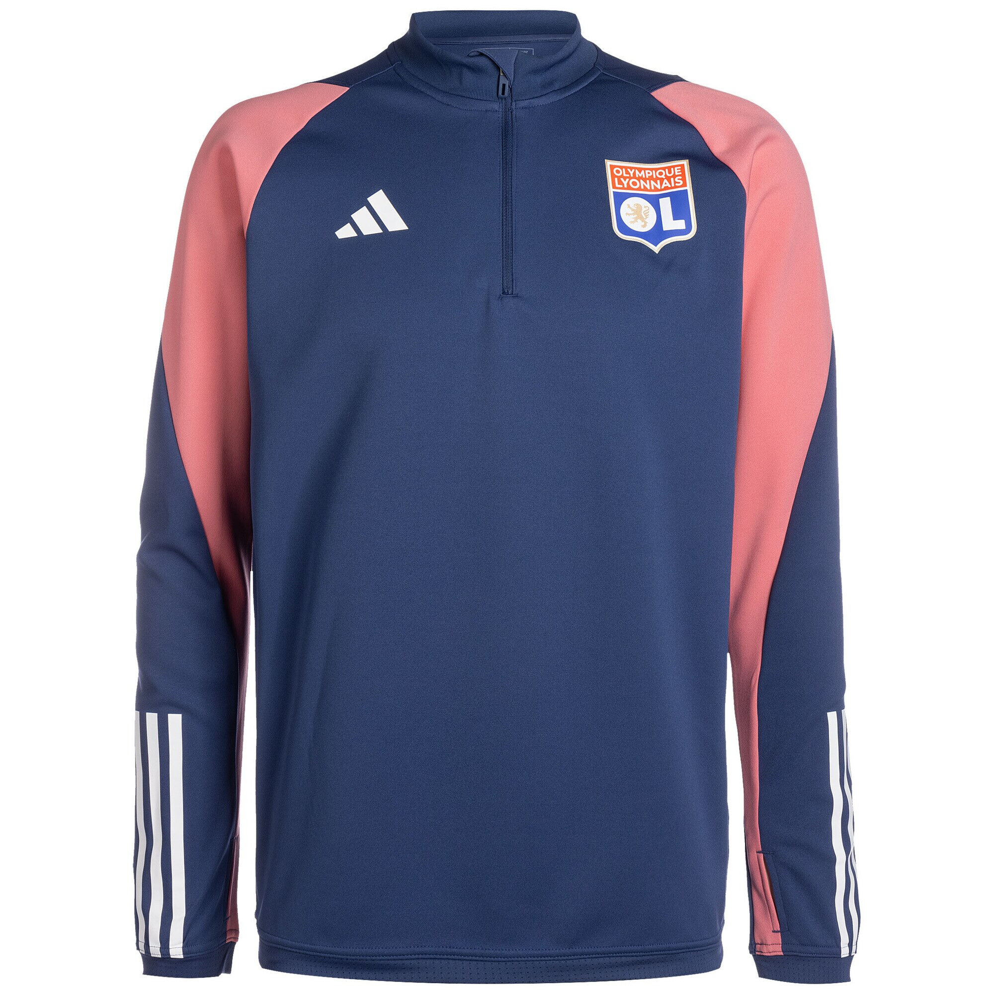 ADIDAS PERFORMANCE Hanorac sport 'Olympique Lyonnais Tiro 23' albastru / portocaliu somon / alb - Pled.ro