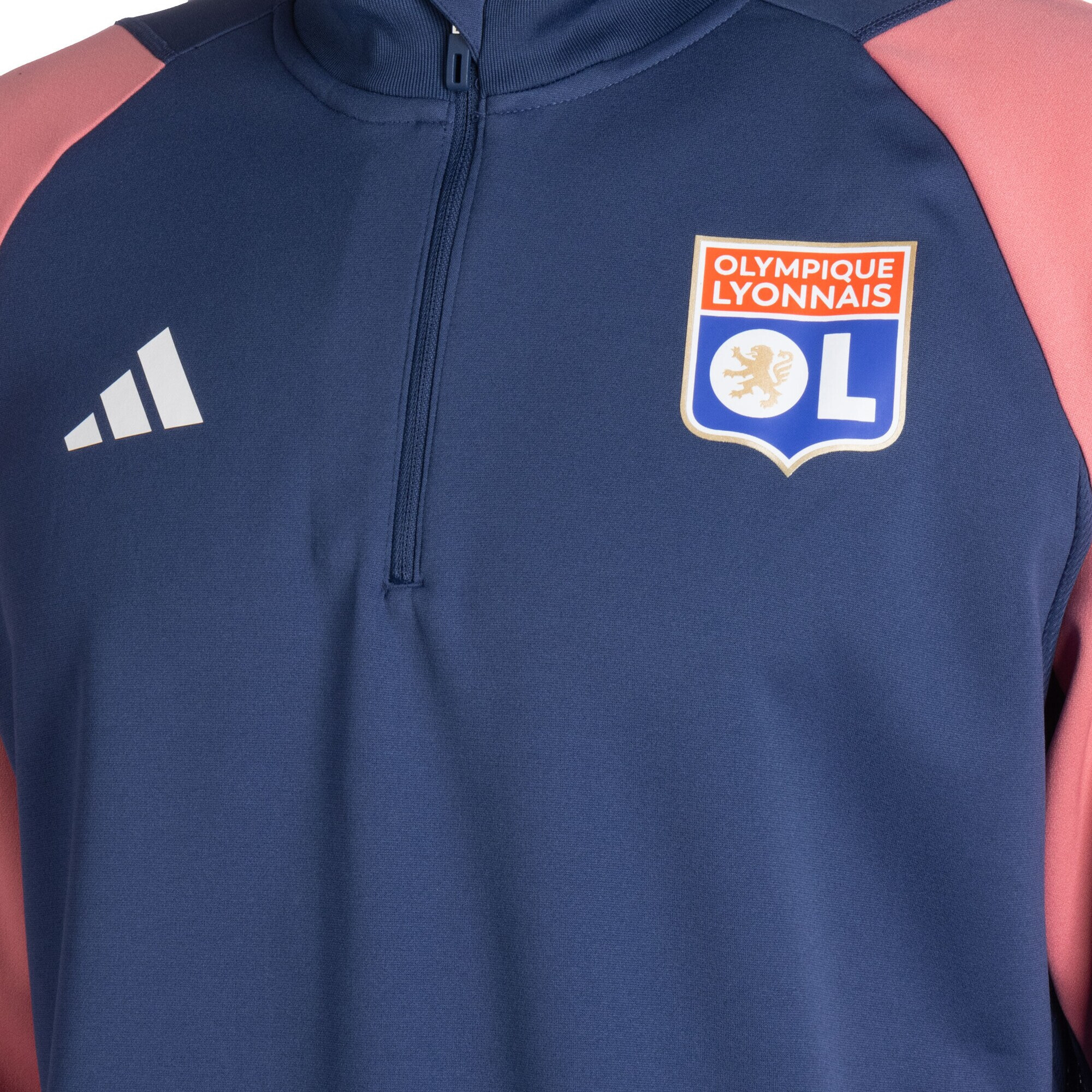 ADIDAS PERFORMANCE Hanorac sport 'Olympique Lyonnais Tiro 23' albastru / portocaliu somon / alb - Pled.ro