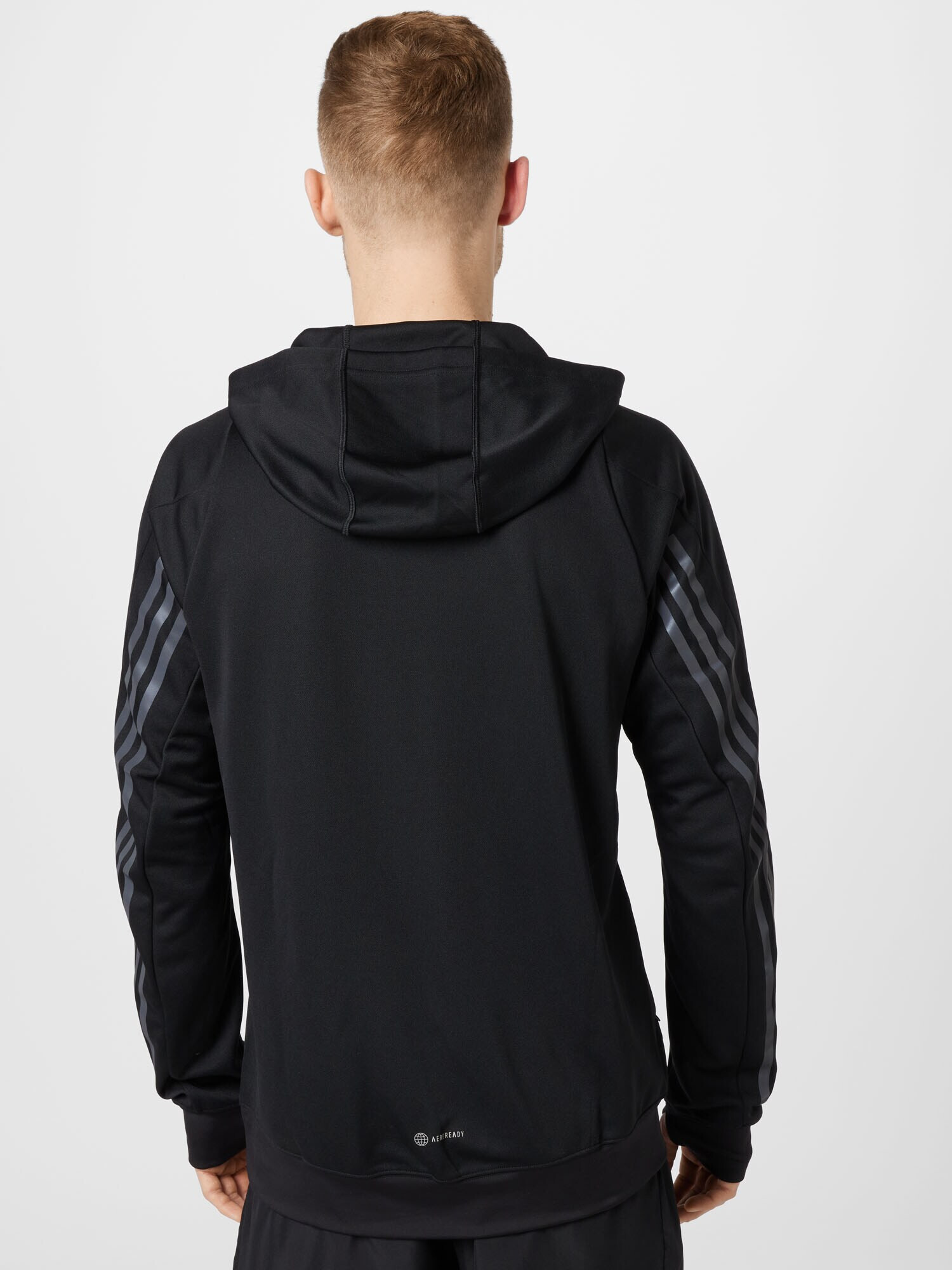 ADIDAS SPORTSWEAR Hanorac sport pământiu / negru - Pled.ro