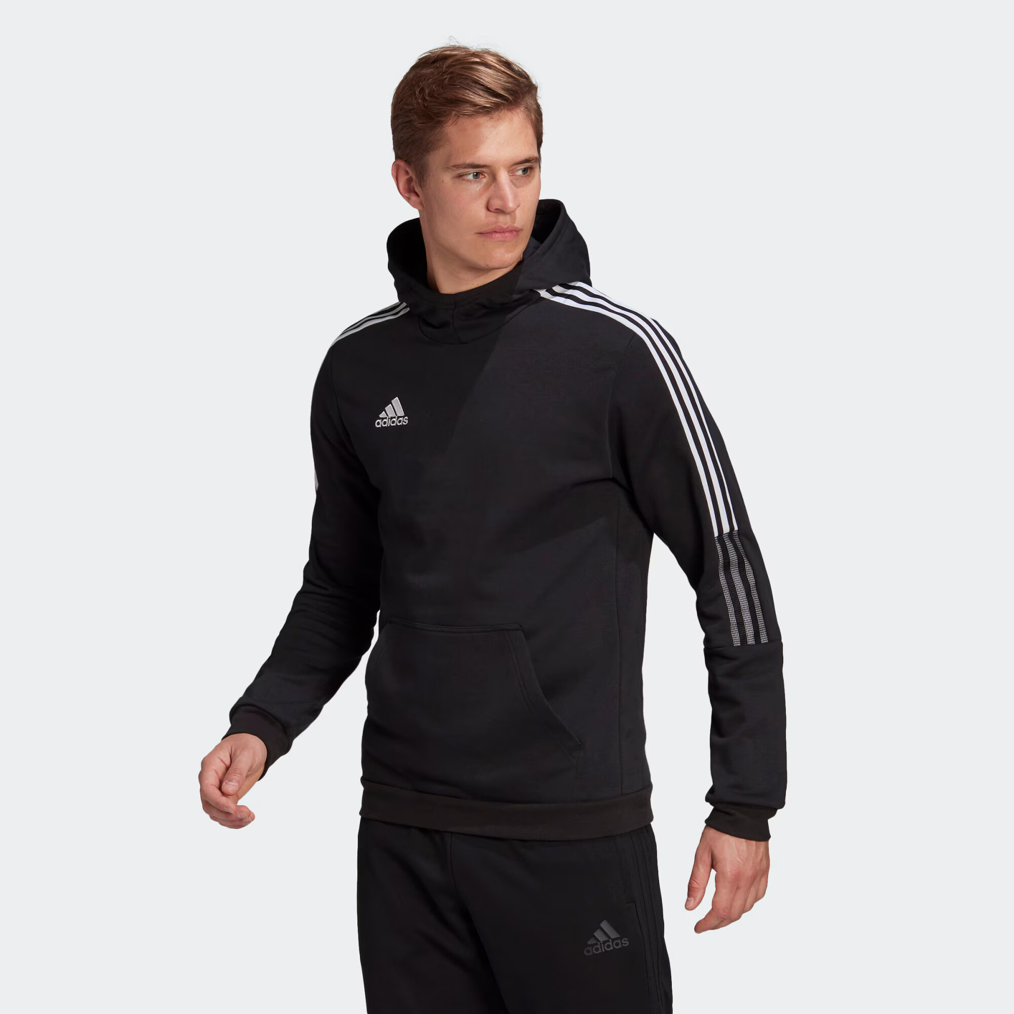 ADIDAS SPORTSWEAR Hanorac sport 'Tiro 21' negru / alb - Pled.ro