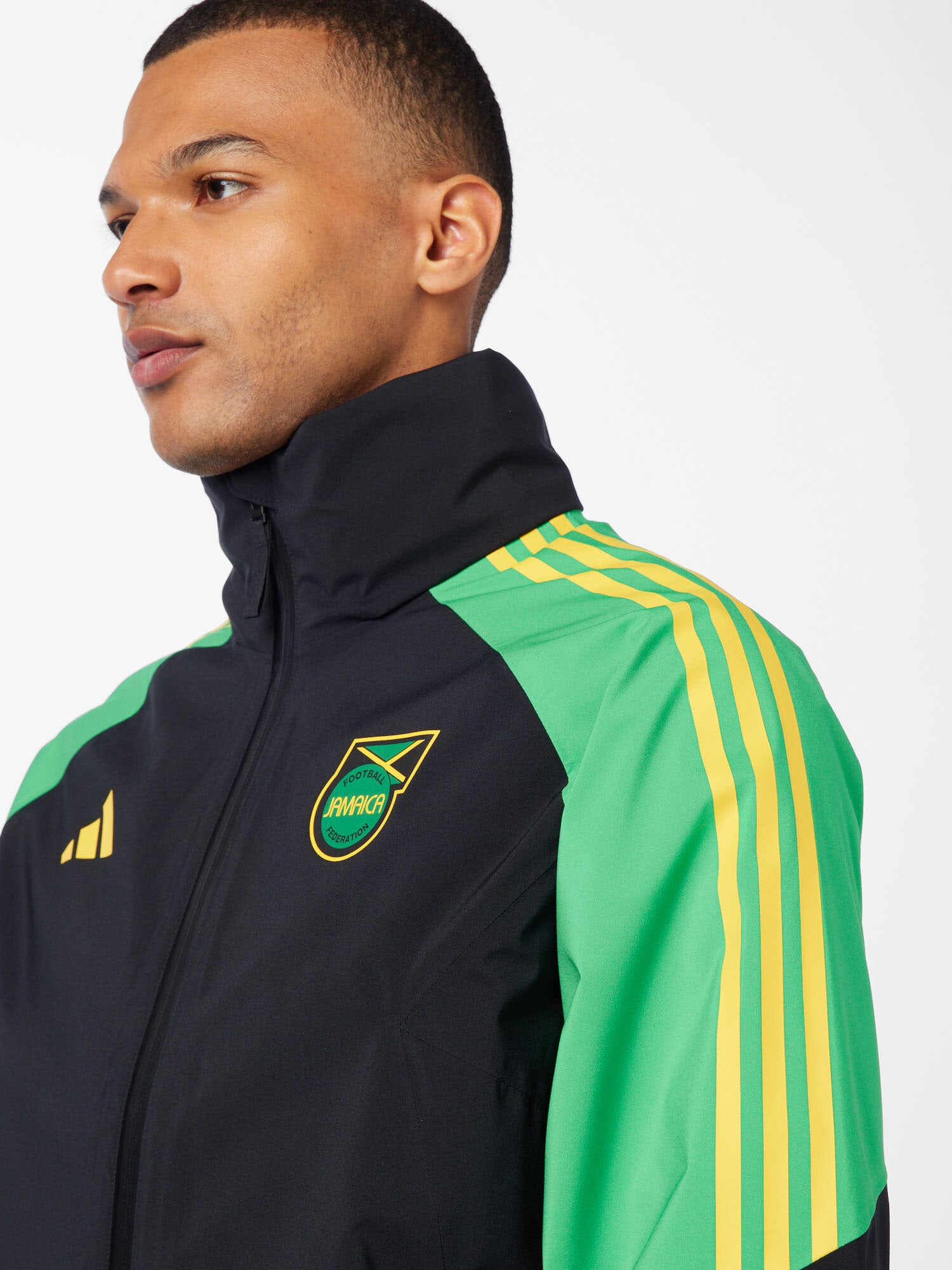 ADIDAS PERFORMANCE Jachetă de trening 'Jamaica Condivo 22 Rain' galben / verde neon / negru - Pled.ro