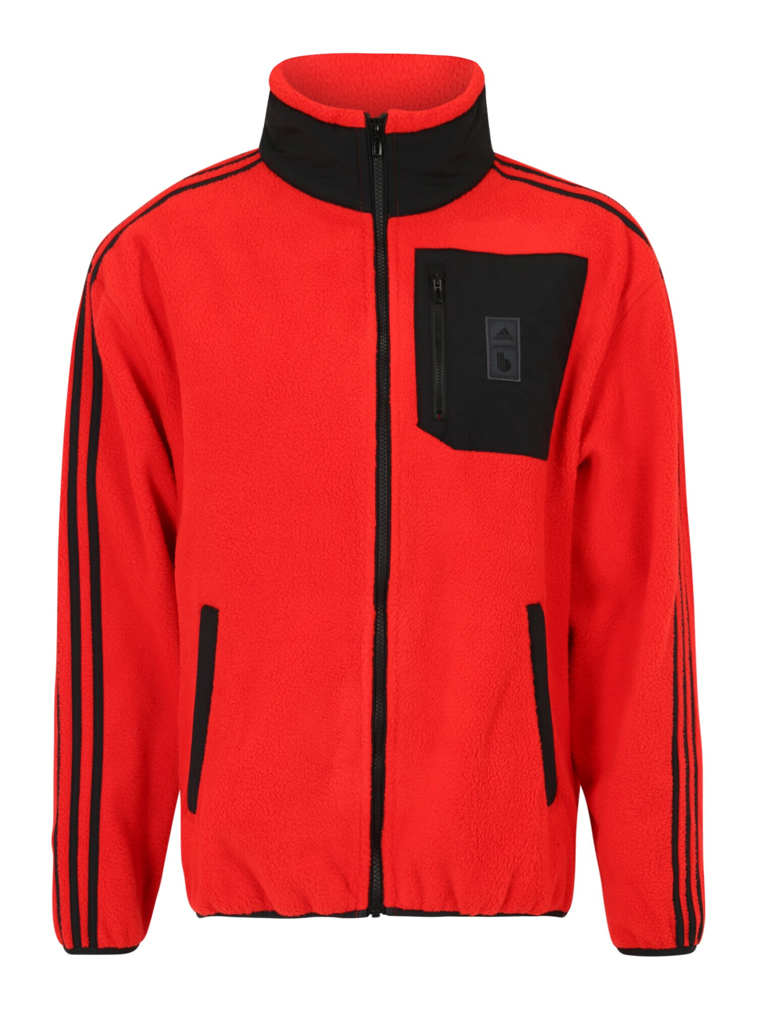 ADIDAS SPORTSWEAR Jachetă fleece funcțională 'Belgium Lifestyler Fleece' roșu rodie / negru - Pled.ro