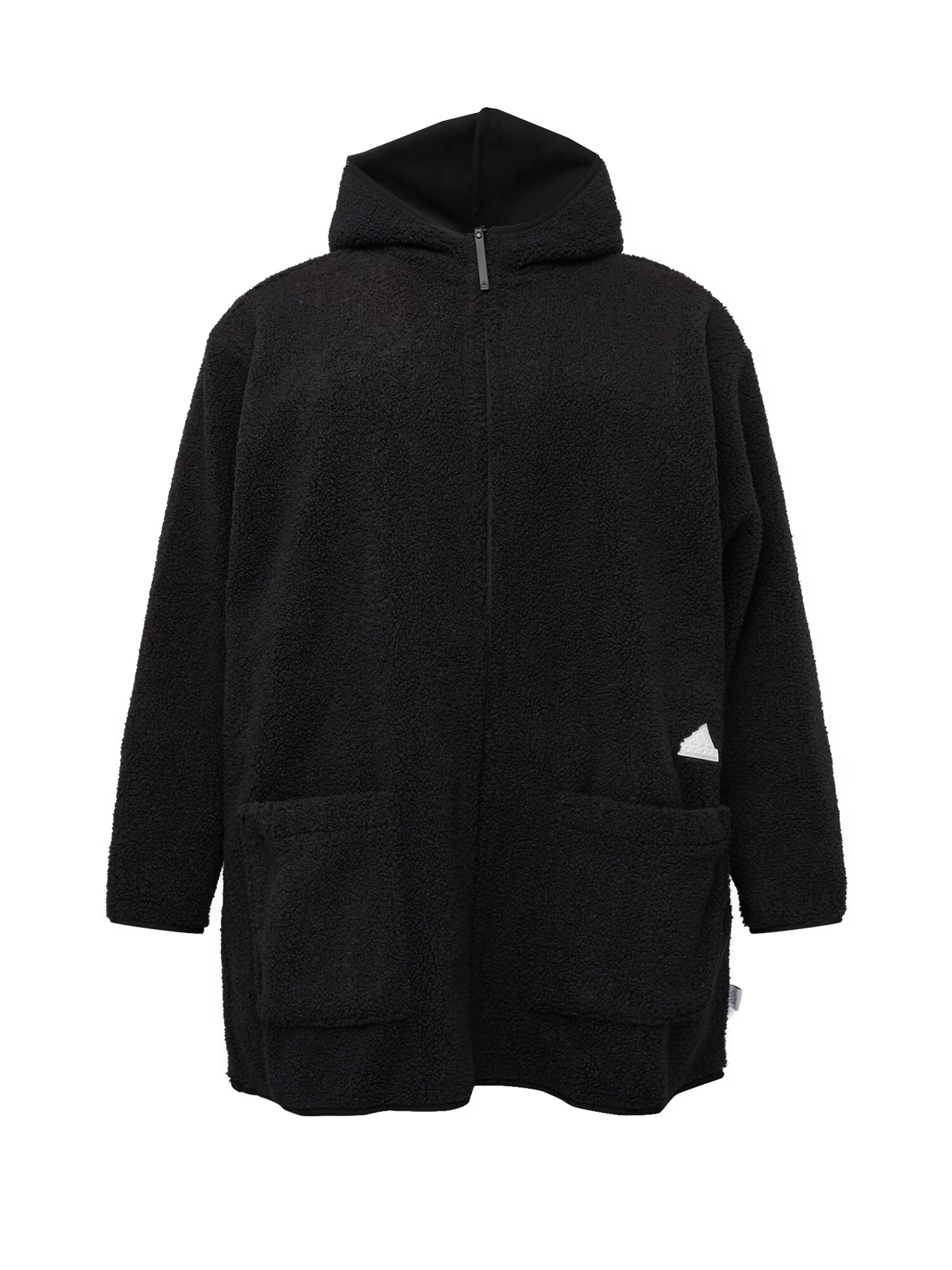 ADIDAS SPORTSWEAR Jachetă fleece funcțională 'Polar Fleece Long ' negru / alb - Pled.ro