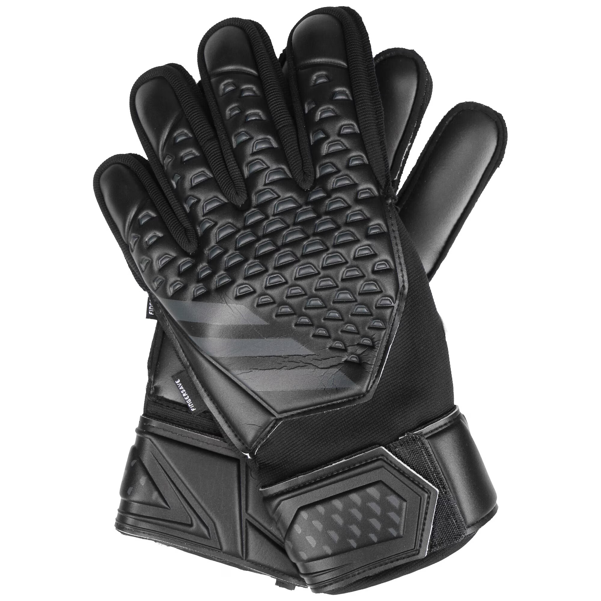 ADIDAS PERFORMANCE Mănuși sport 'Predator Match Fingersave Goalkeeper' gri / negru / alb - Pled.ro