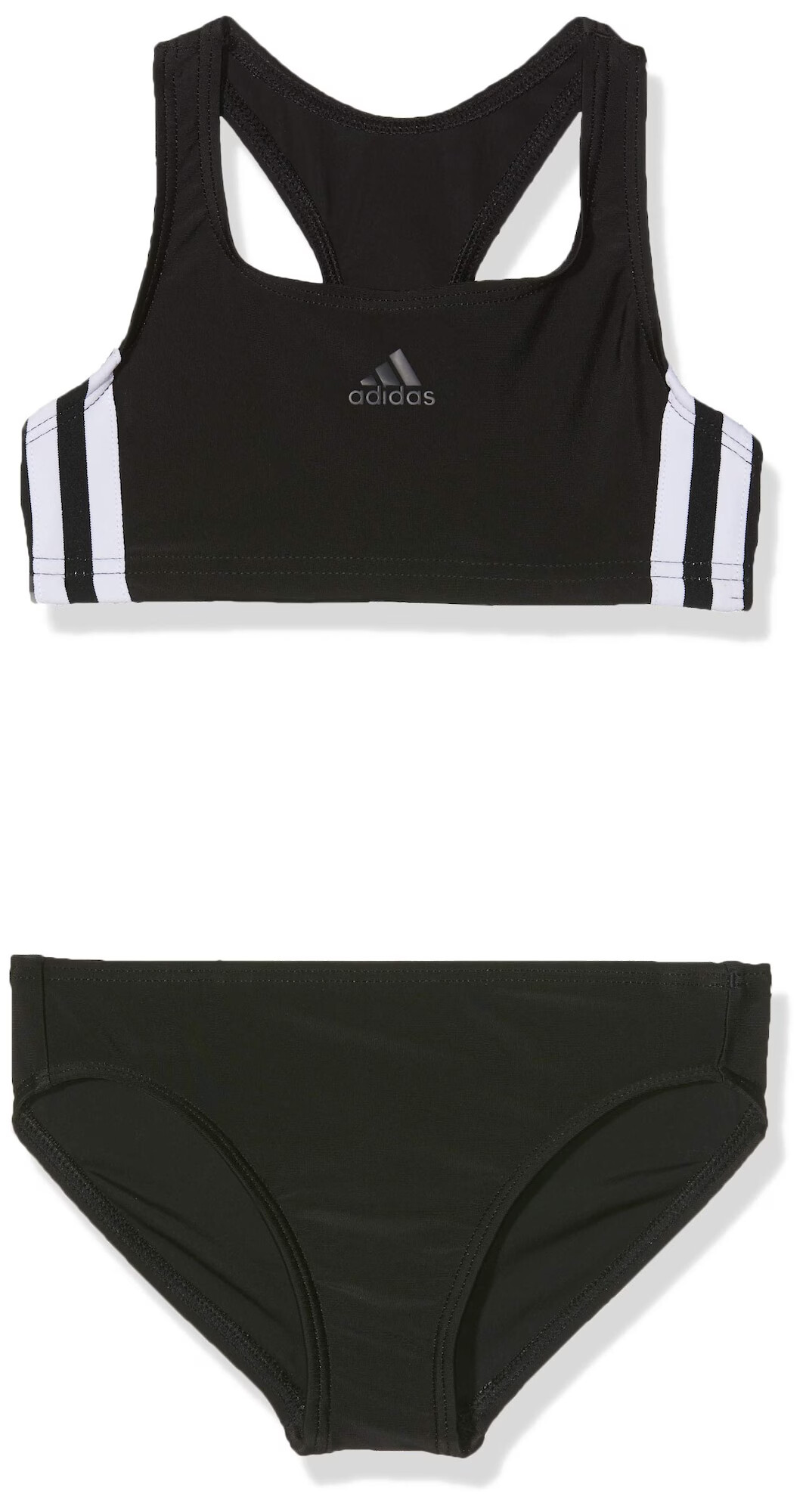 ADIDAS PERFORMANCE Modă de plajă sport '3-Stripes' negru / alb - Pled.ro