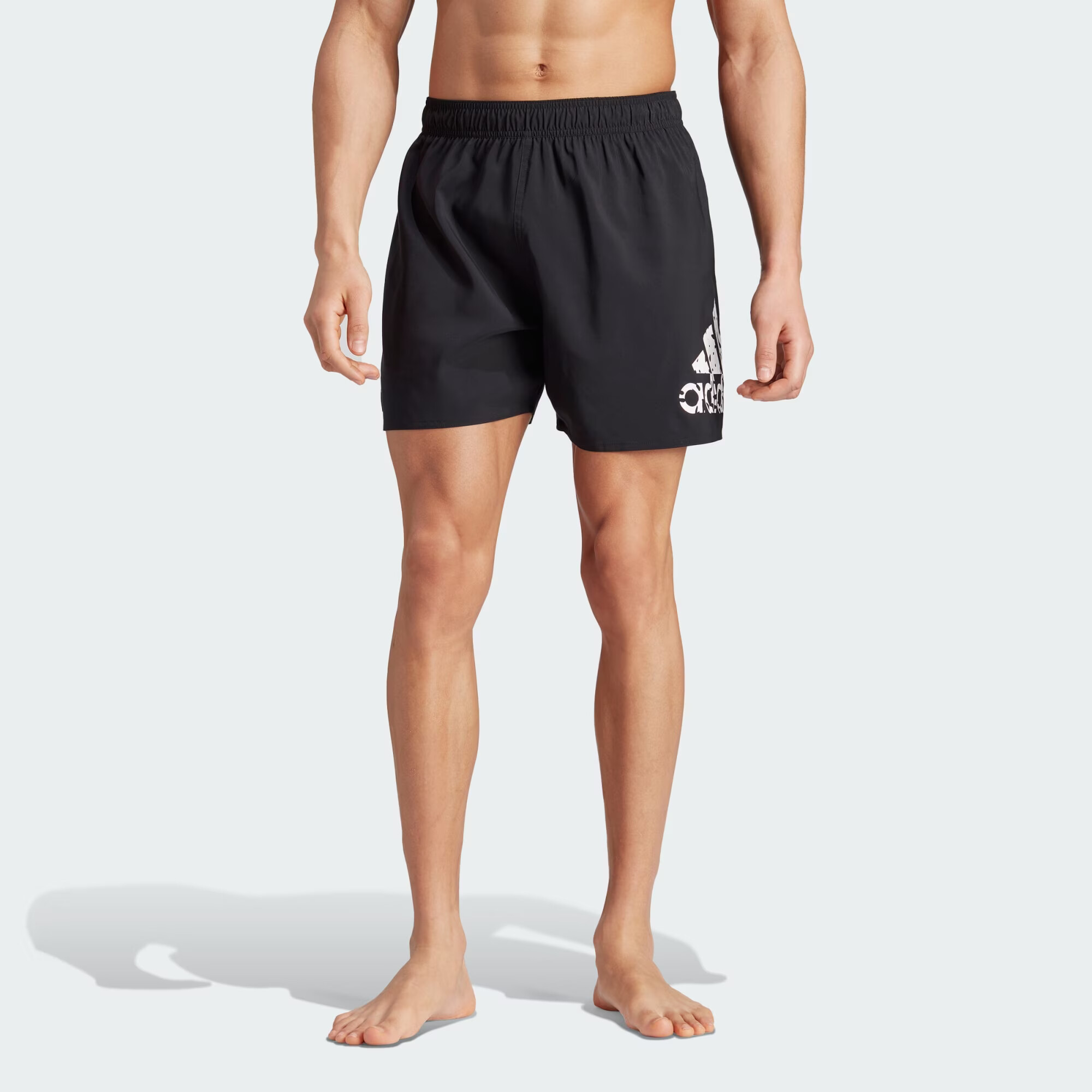 ADIDAS SPORTSWEAR Pantaloni de baie 'Big Logo Clx Short' negru / alb - Pled.ro