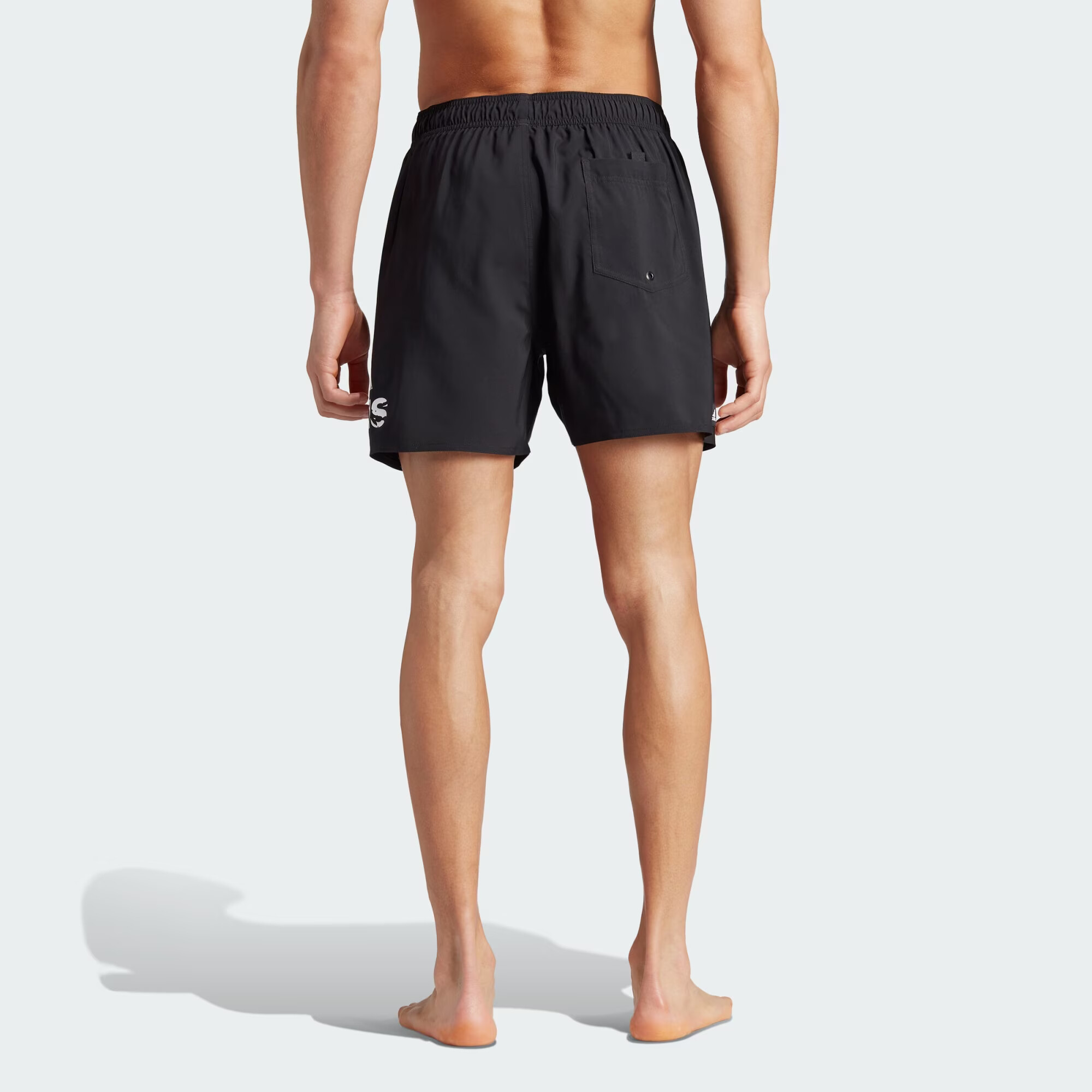 ADIDAS SPORTSWEAR Pantaloni de baie 'Big Logo Clx Short' negru / alb - Pled.ro