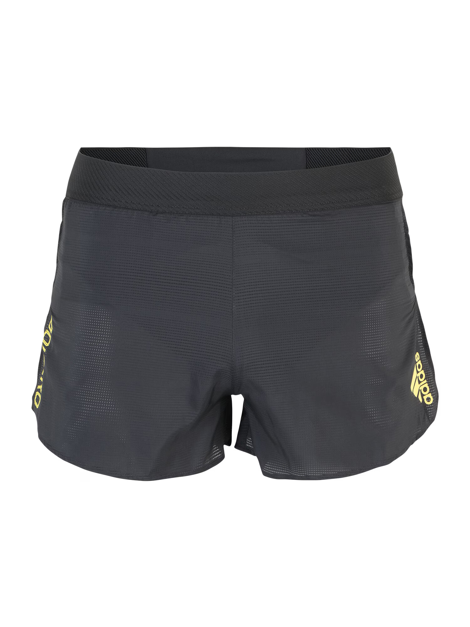 ADIDAS SPORTSWEAR Pantaloni sport 'ADIZERO' galben / gri grafit - Pled.ro