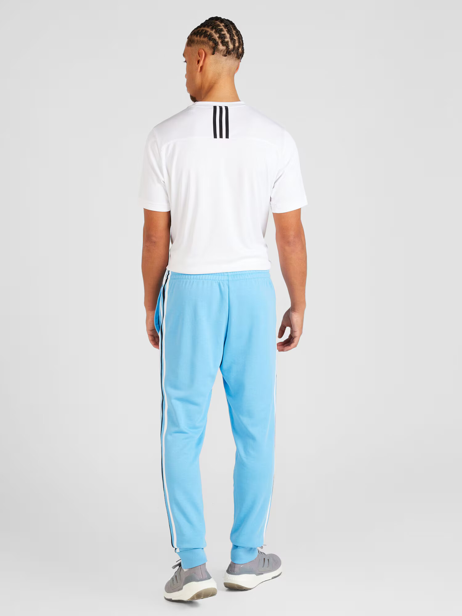 ADIDAS PERFORMANCE Pantaloni sport albastru deschis / auriu / negru / alb - Pled.ro