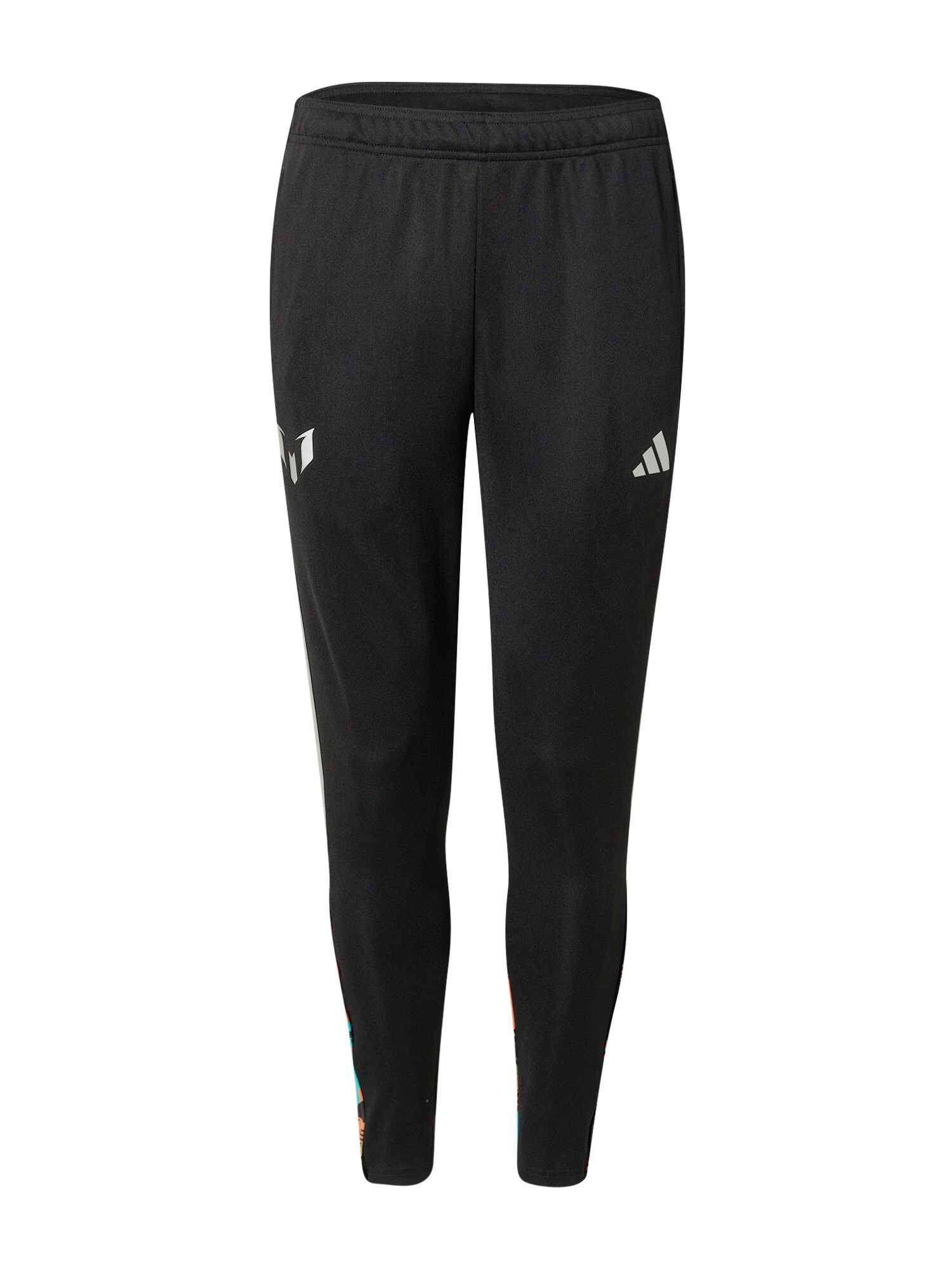 ADIDAS PERFORMANCE Pantaloni sport 'Messi ' albastru aqua / portocaliu / negru / alb - Pled.ro