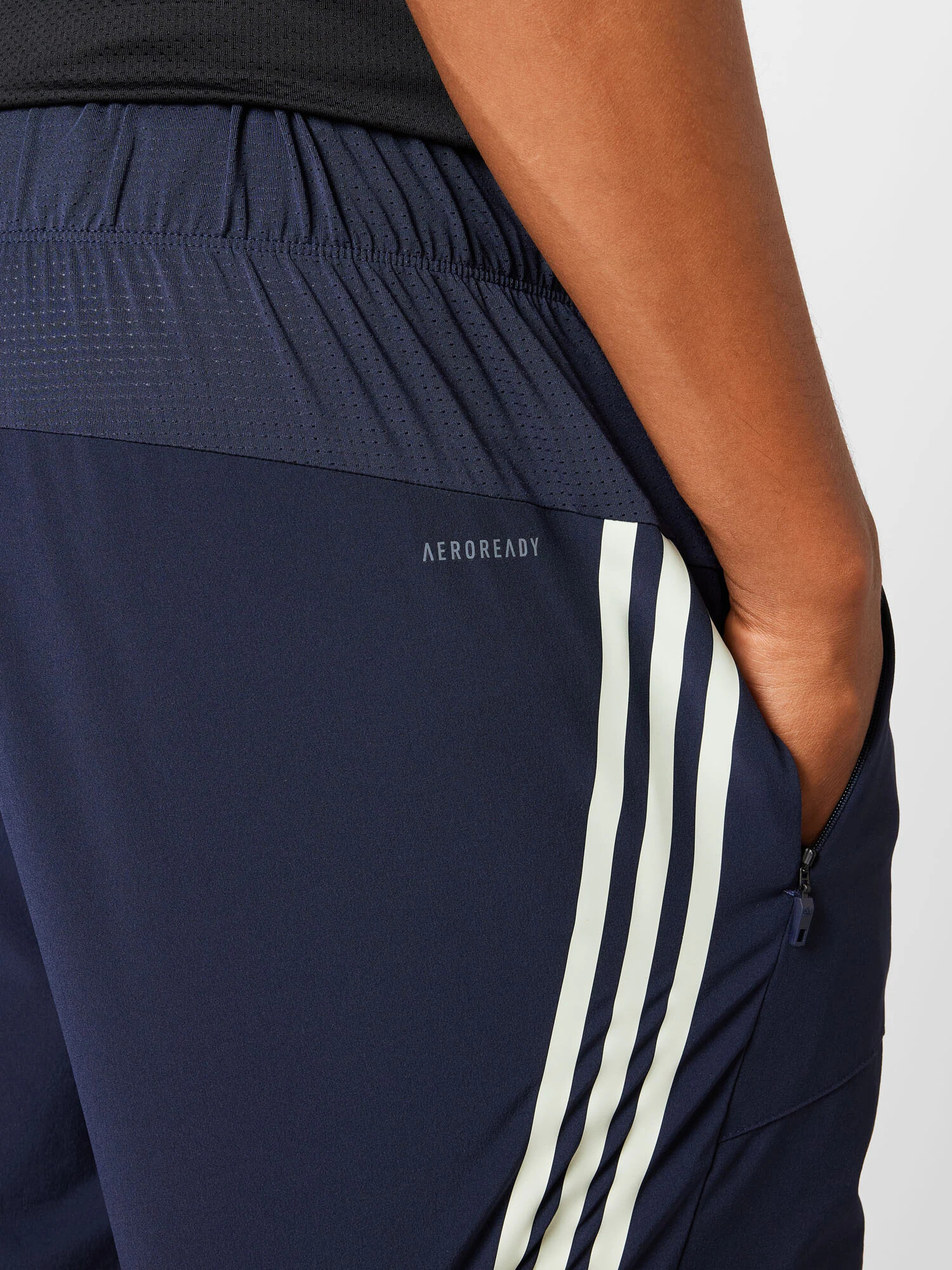 ADIDAS SPORTSWEAR Pantaloni sport albastru închis / alb - Pled.ro