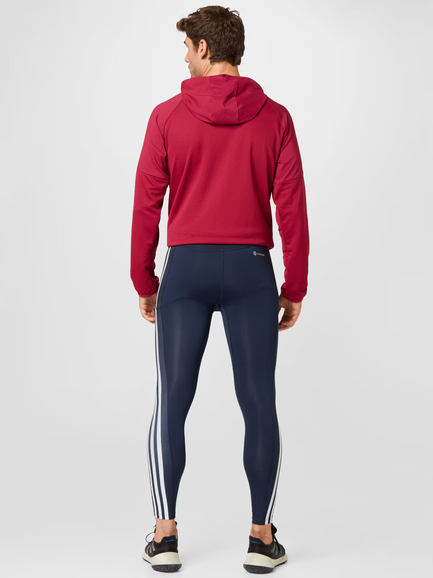 ADIDAS PERFORMANCE Pantaloni sport albastru închis / gri / alb - Pled.ro