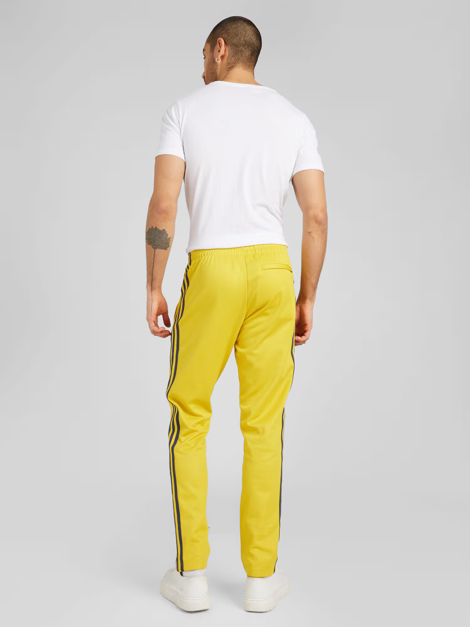 ADIDAS PERFORMANCE Pantaloni sport albastru noapte / galben - Pled.ro