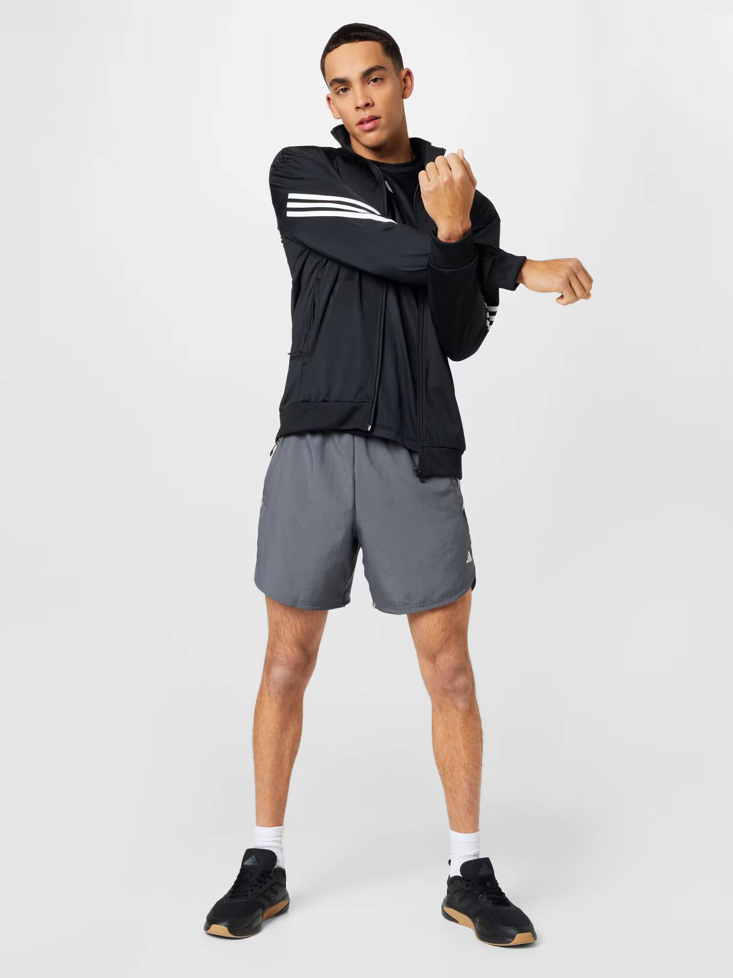 ADIDAS PERFORMANCE Pantaloni sport albastru noapte / gri / gri deschis / alb murdar - Pled.ro