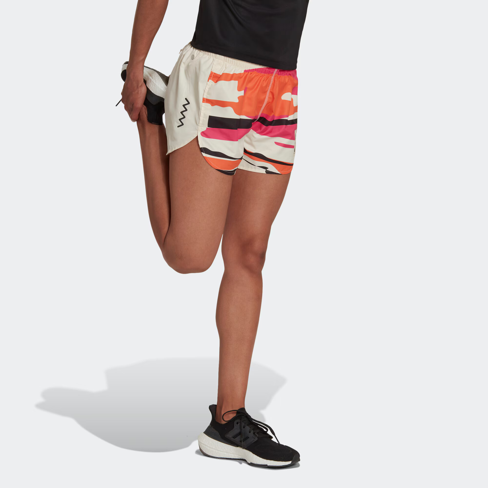 ADIDAS SPORTSWEAR Pantaloni sport 'Thebe Magugu Run Fast' bej - Pled.ro