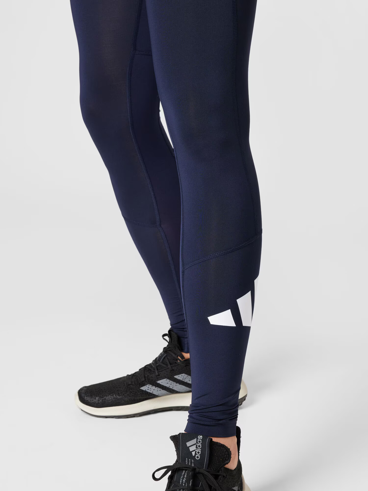 ADIDAS PERFORMANCE Pantaloni sport bleumarin / alb - Pled.ro