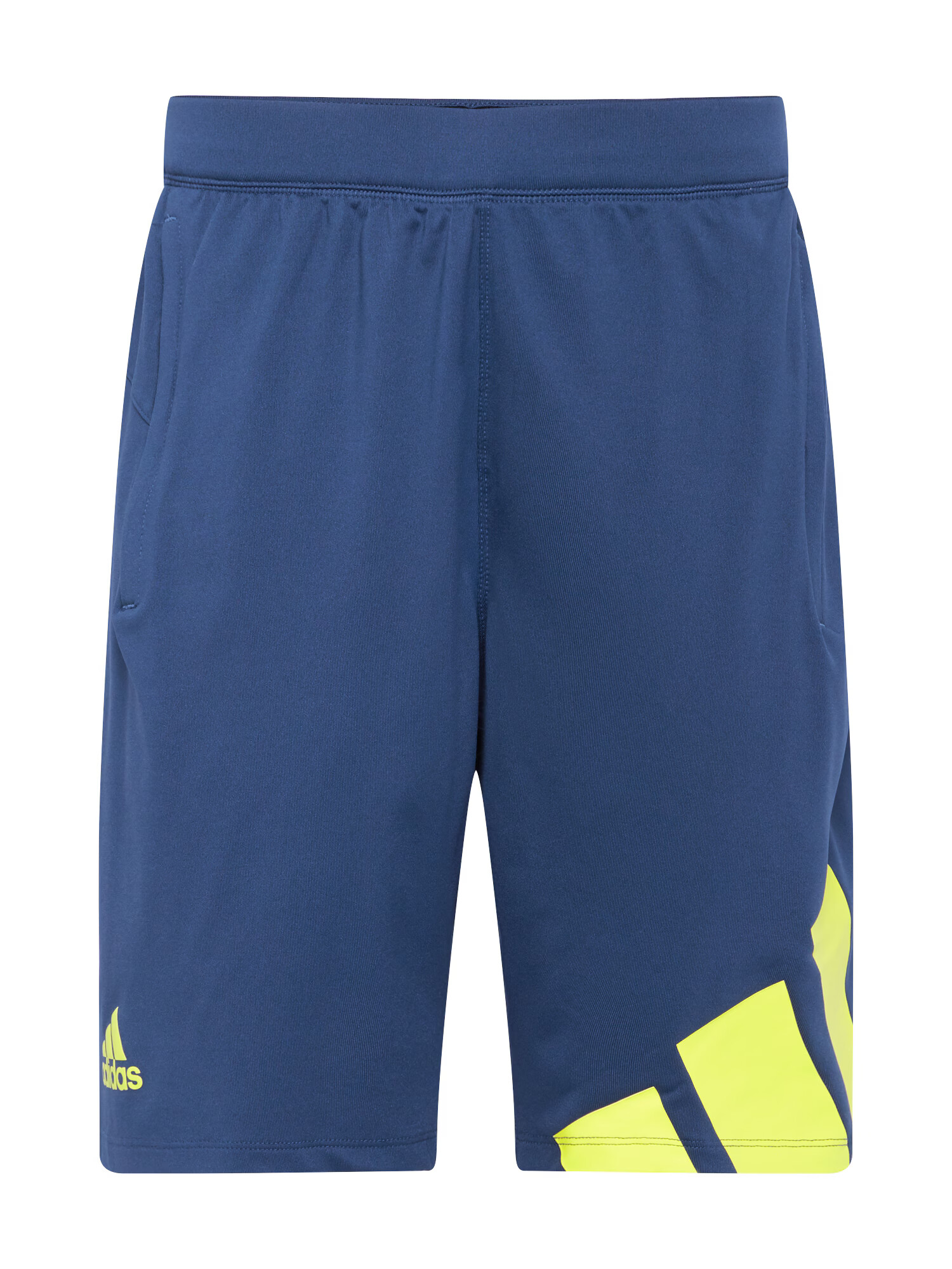 ADIDAS PERFORMANCE Pantaloni sport bleumarin / galben neon - Pled.ro