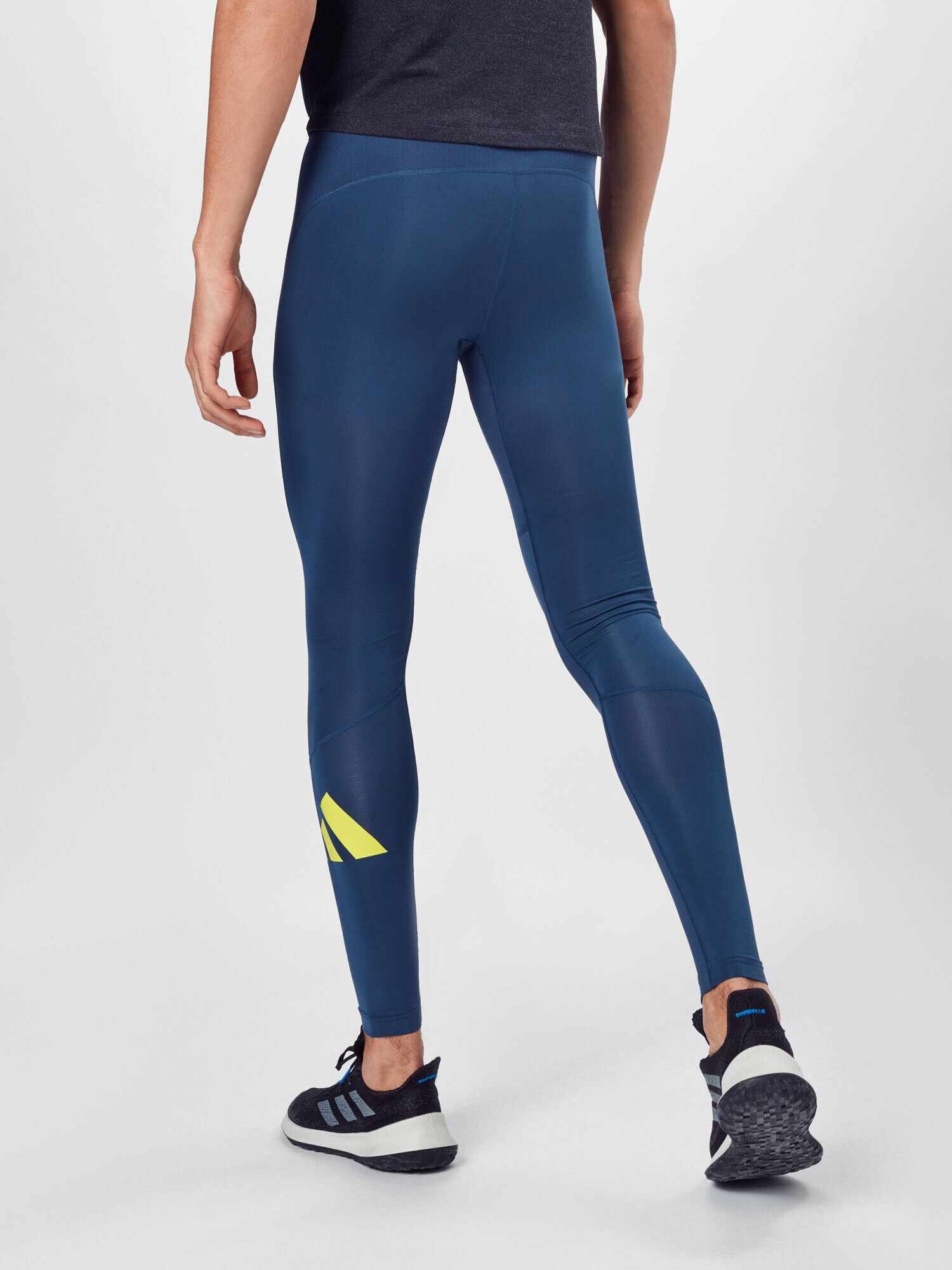 ADIDAS PERFORMANCE Pantaloni sport bleumarin / galben neon - Pled.ro