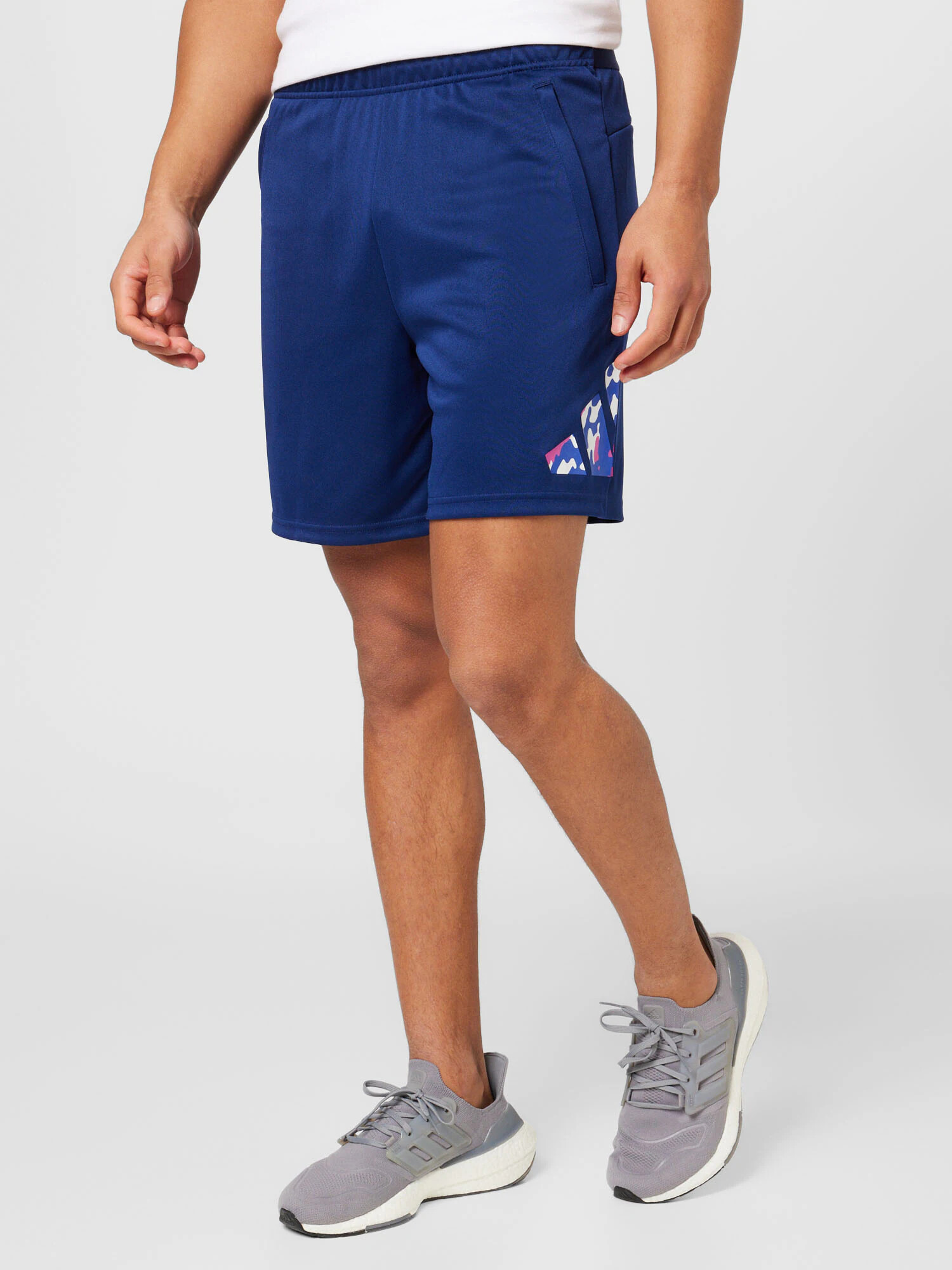 ADIDAS PERFORMANCE Pantaloni sport bleumarin / roz / alb - Pled.ro