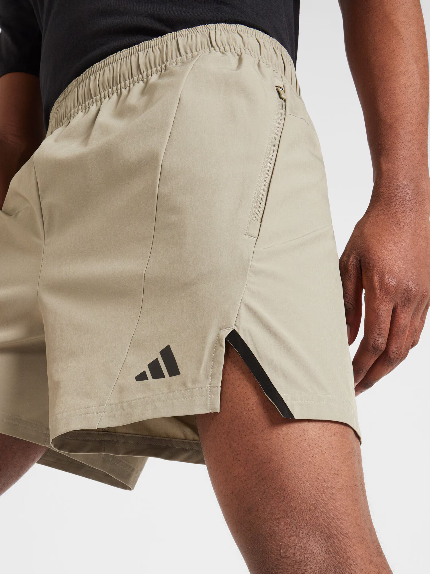 ADIDAS PERFORMANCE Pantaloni sport 'D4T' bej / negru - Pled.ro