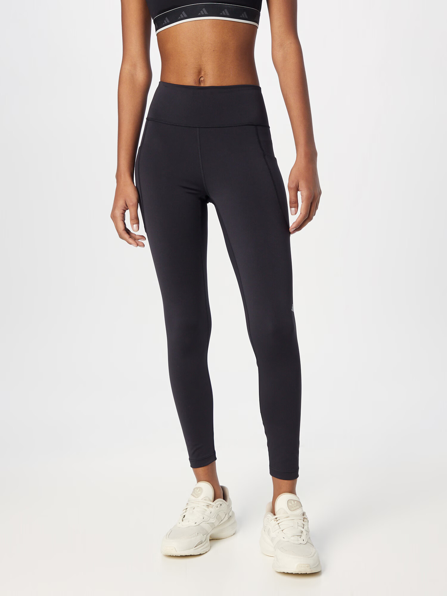 ADIDAS PERFORMANCE Pantaloni sport 'Dailyrun' negru / alb - Pled.ro