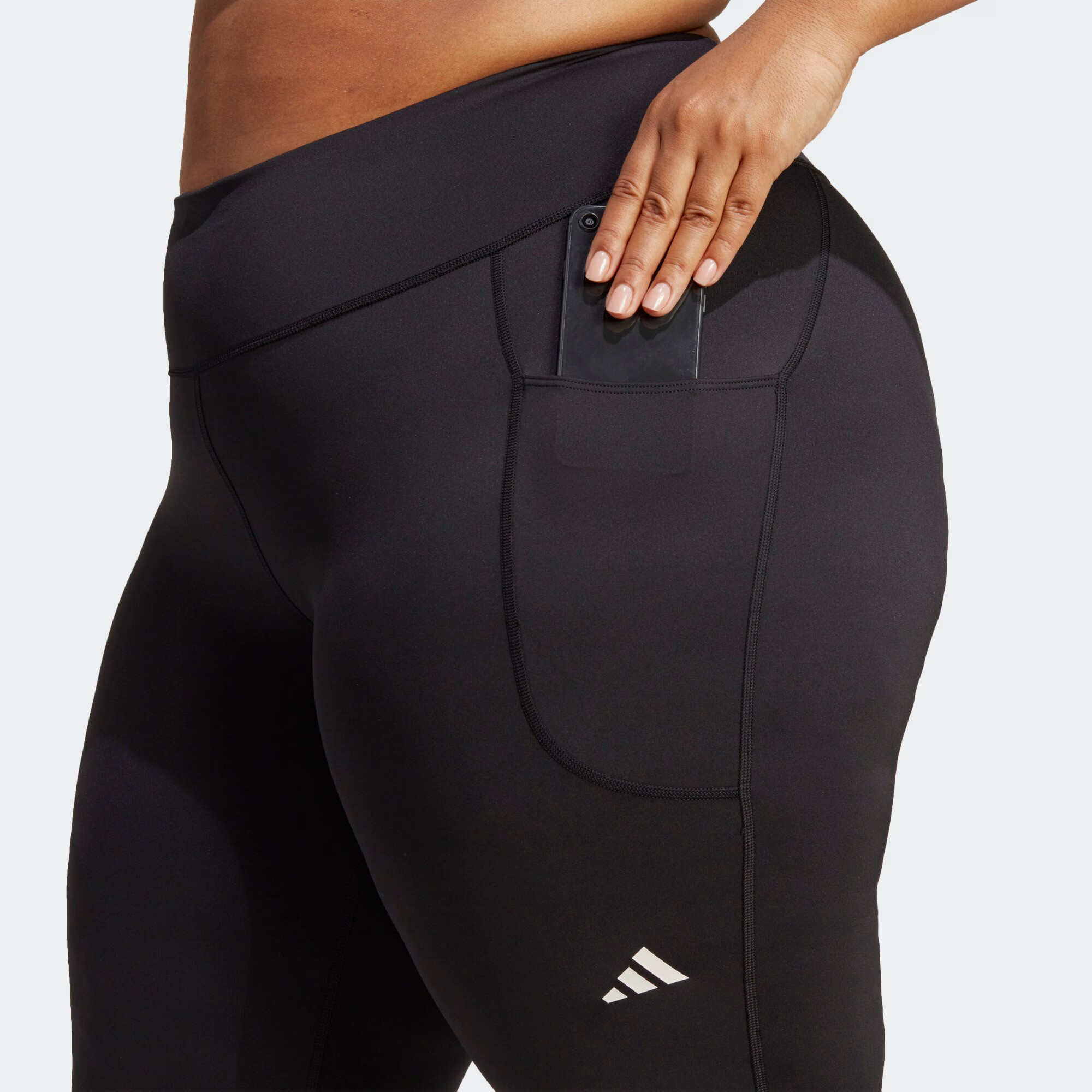 ADIDAS PERFORMANCE Pantaloni sport 'Dailyrun ' negru / alb - Pled.ro