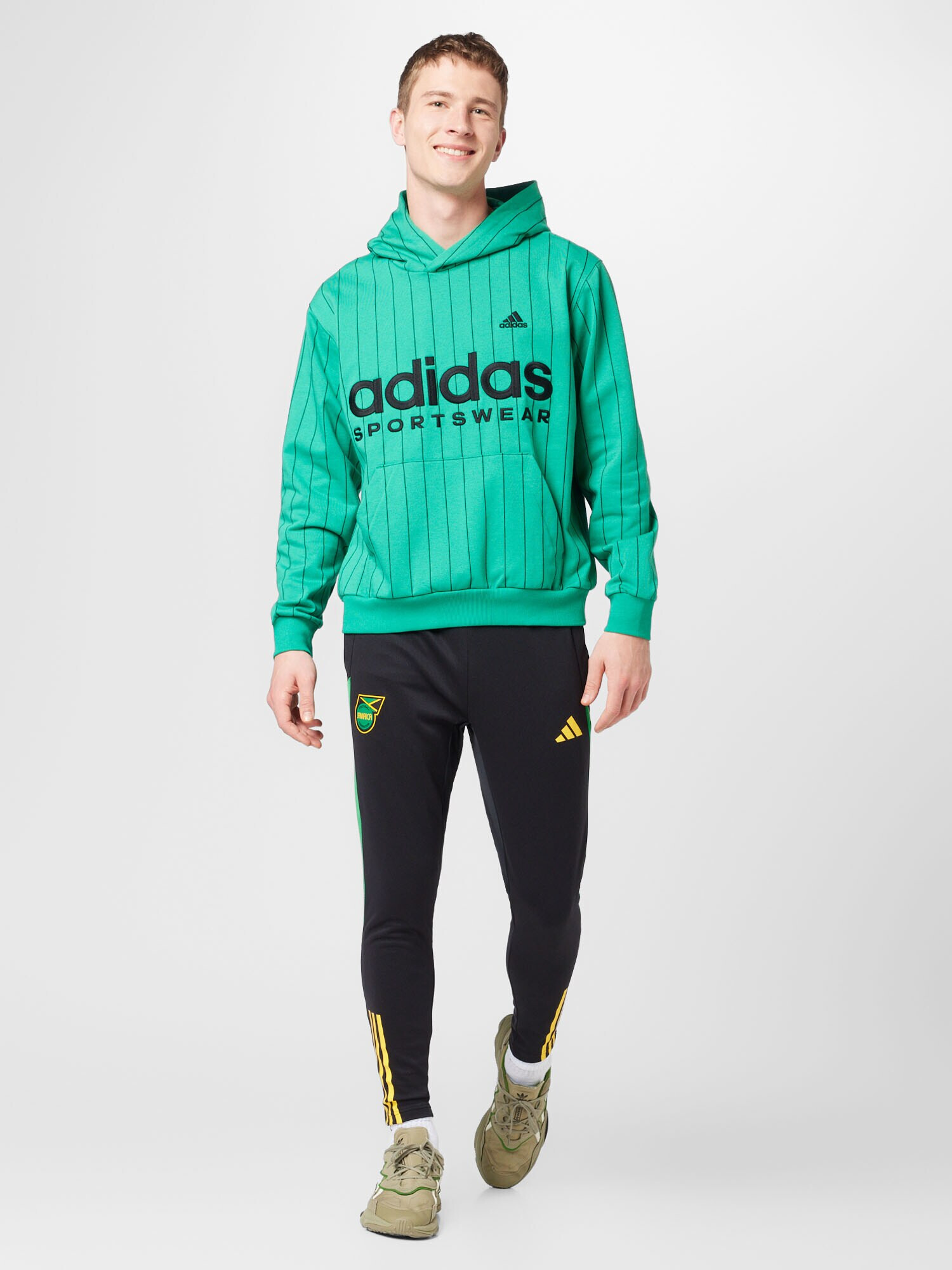 ADIDAS PERFORMANCE Pantaloni sport 'Jamaica Tiro 23 ' galben auriu / verde / negru - Pled.ro