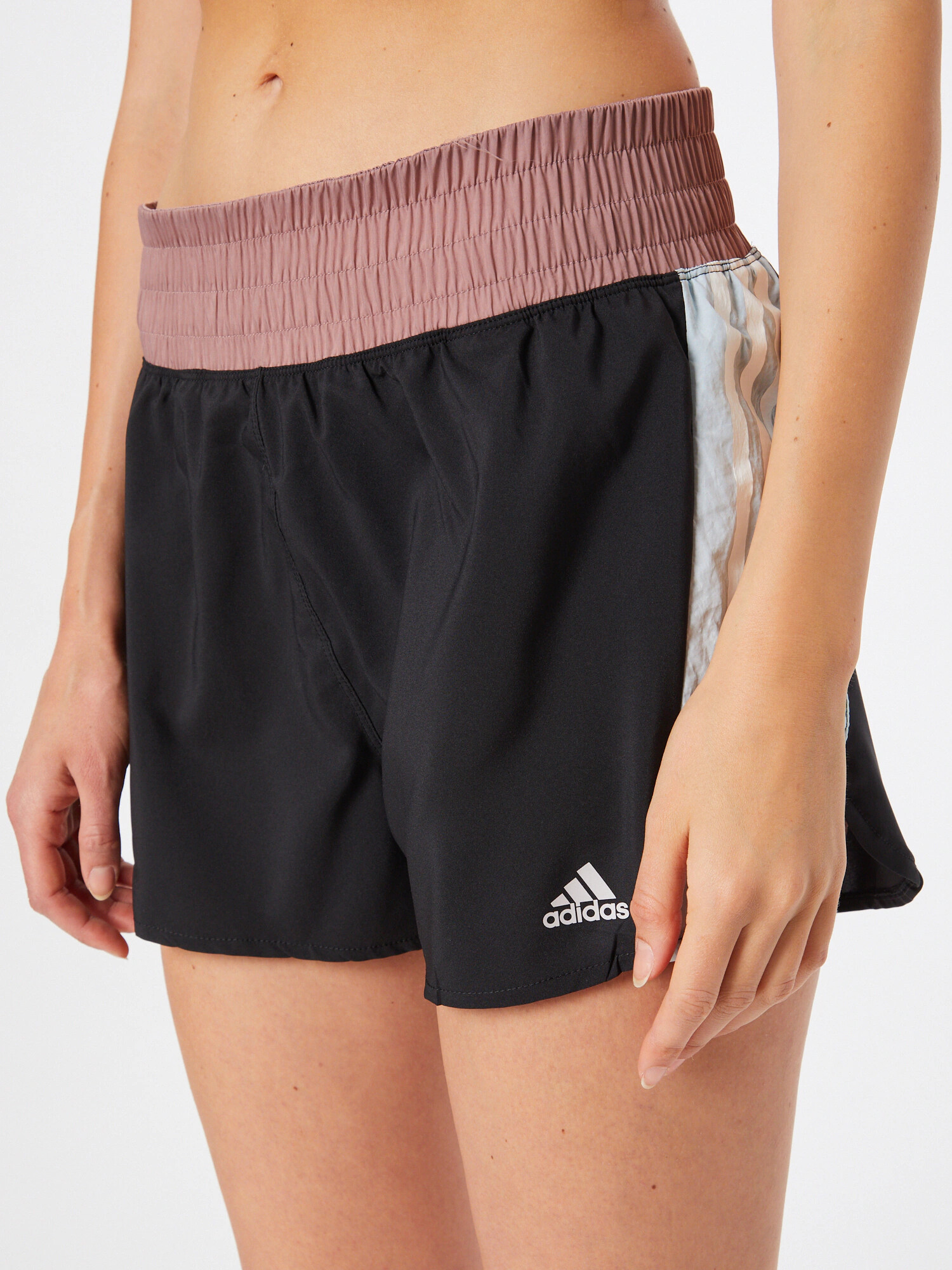 ADIDAS SPORTSWEAR Pantaloni sport gri deschis / roșu pastel / negru / alb - Pled.ro