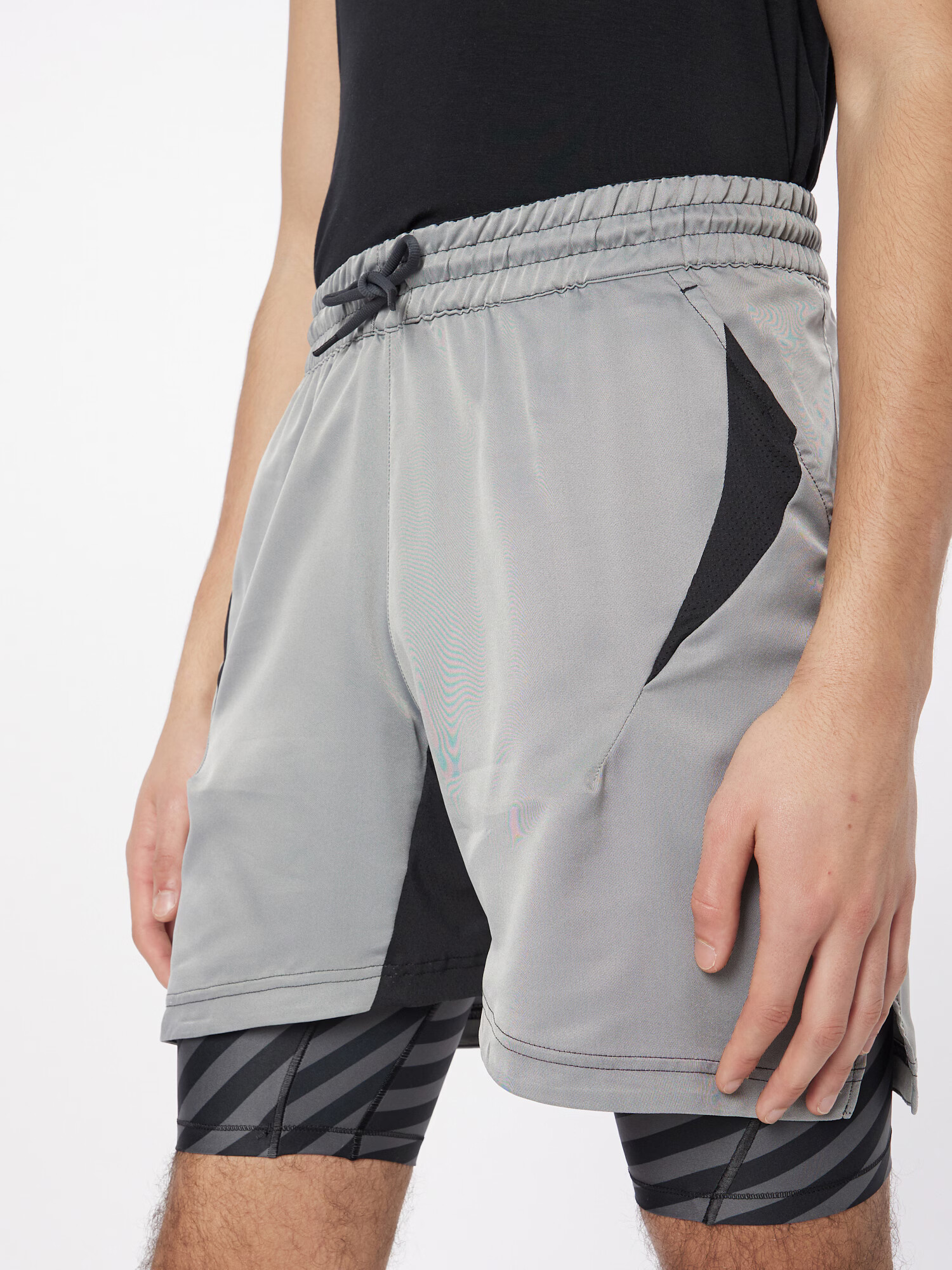 ADIDAS PERFORMANCE Pantaloni sport 'Aeroready Two-In-One Pro' gri / gri închis / negru - Pled.ro