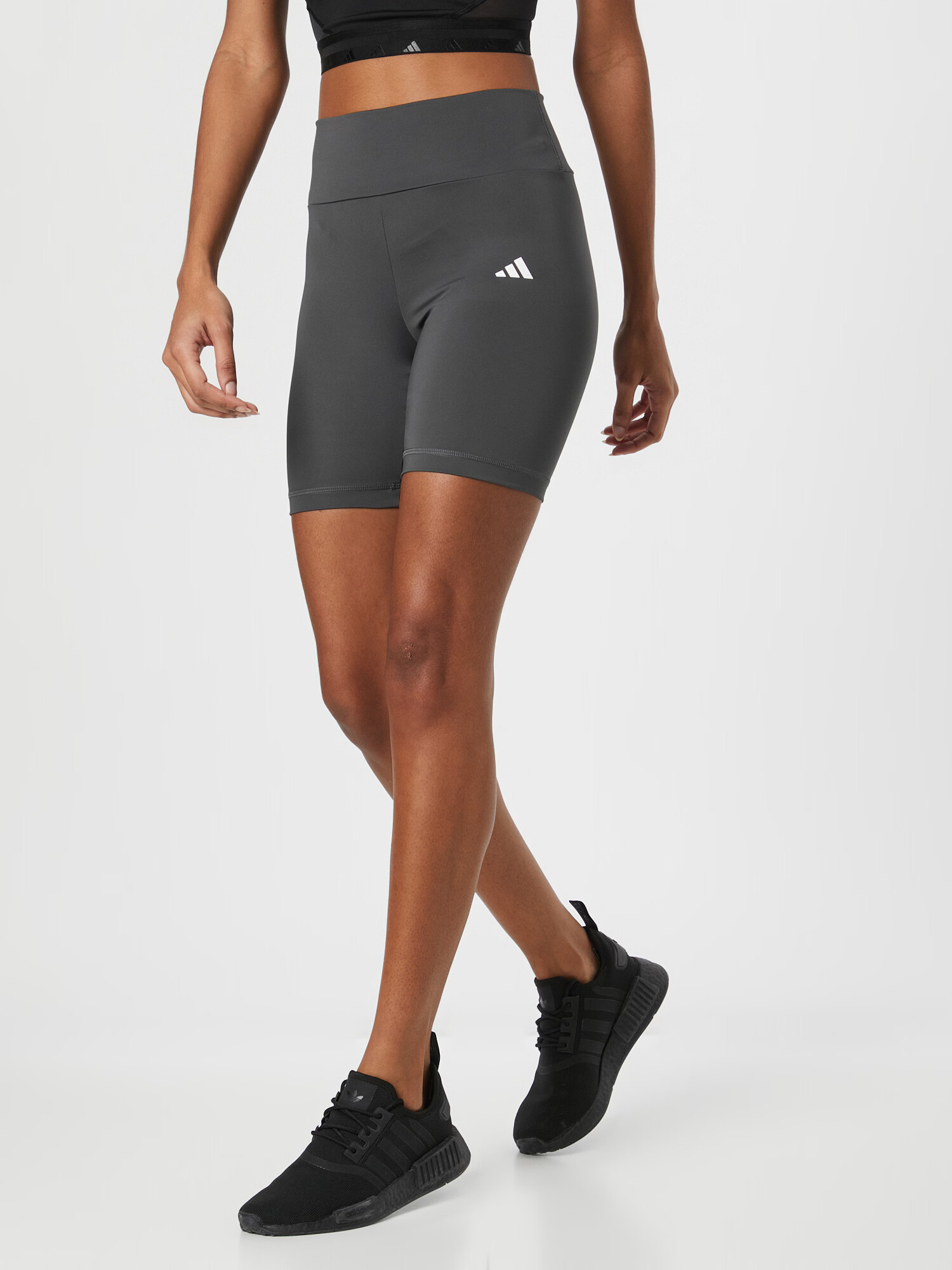 ADIDAS PERFORMANCE Pantaloni sport 'Essentials' gri închis / alb - Pled.ro