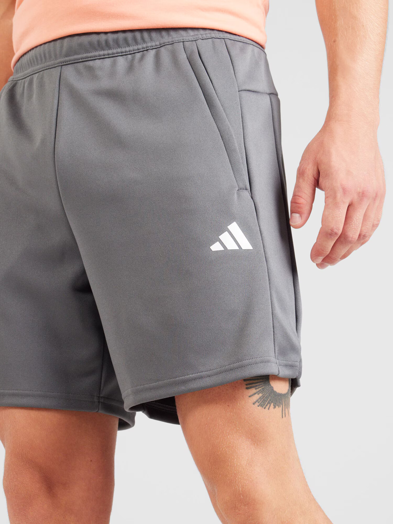 ADIDAS PERFORMANCE Pantaloni sport 'Train Essentials All Set' gri închis / alb - Pled.ro