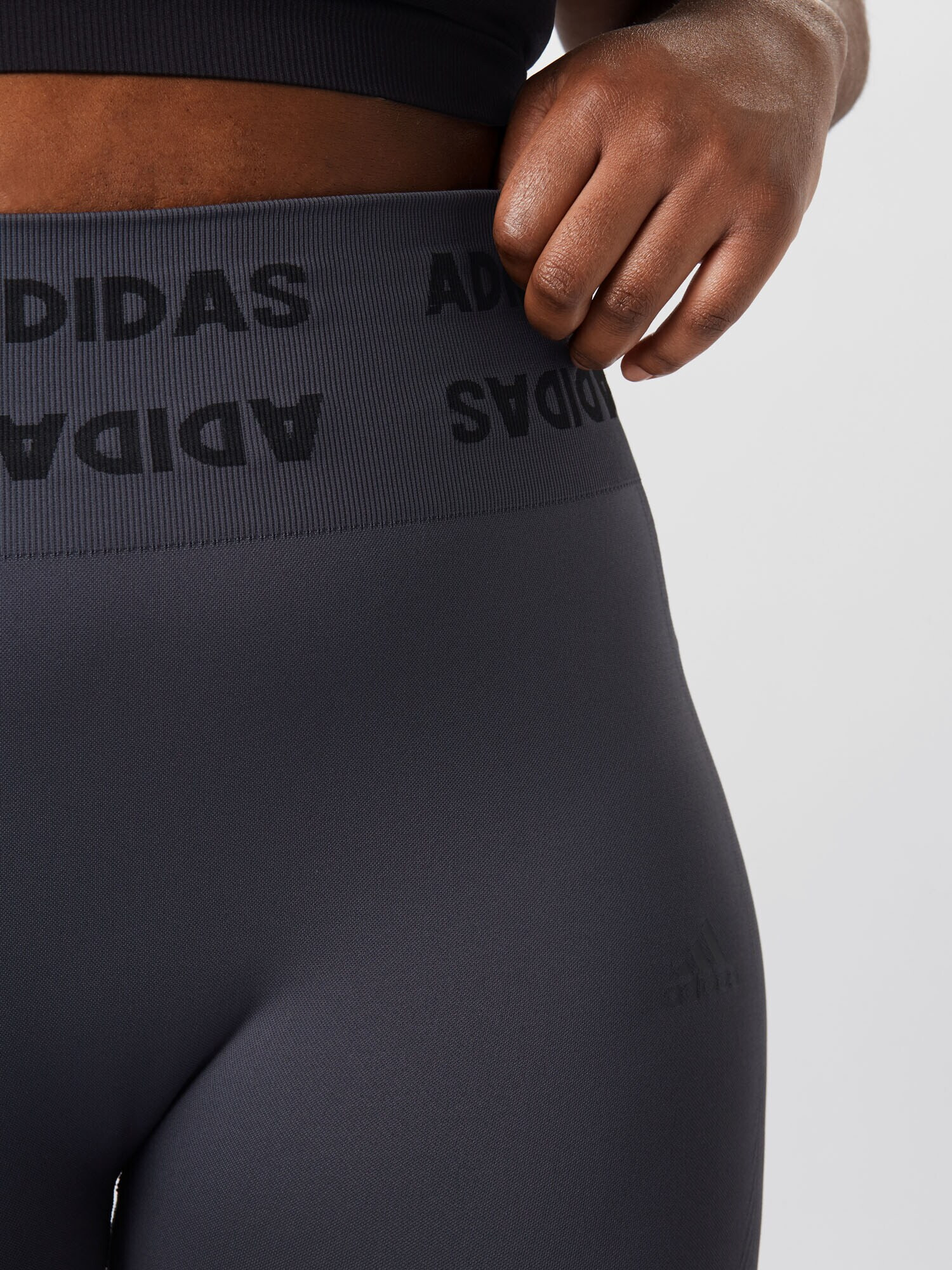 ADIDAS SPORTSWEAR Pantaloni sport gri închis / negru - Pled.ro