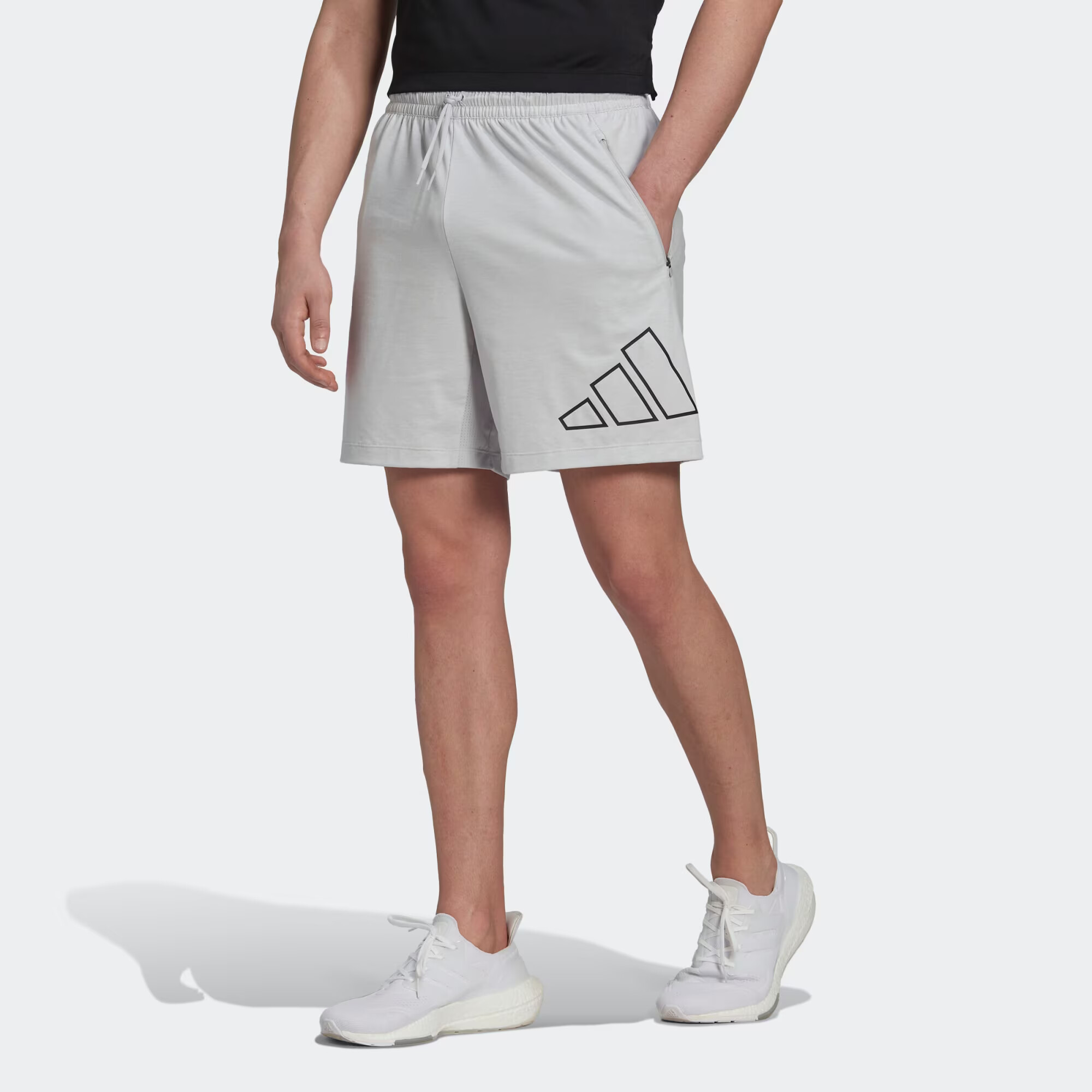 ADIDAS PERFORMANCE Pantaloni sport gri / negru - Pled.ro