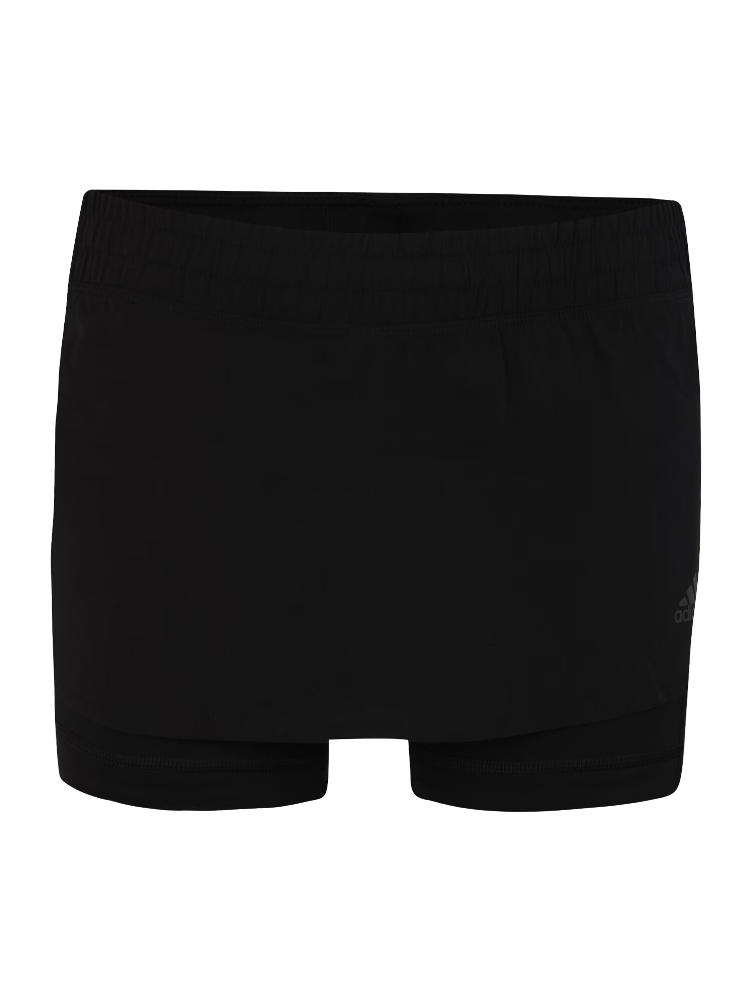 ADIDAS SPORTSWEAR Pantaloni sport 'Run Icons 3-Stripes Skort' gri / negru / alb - Pled.ro