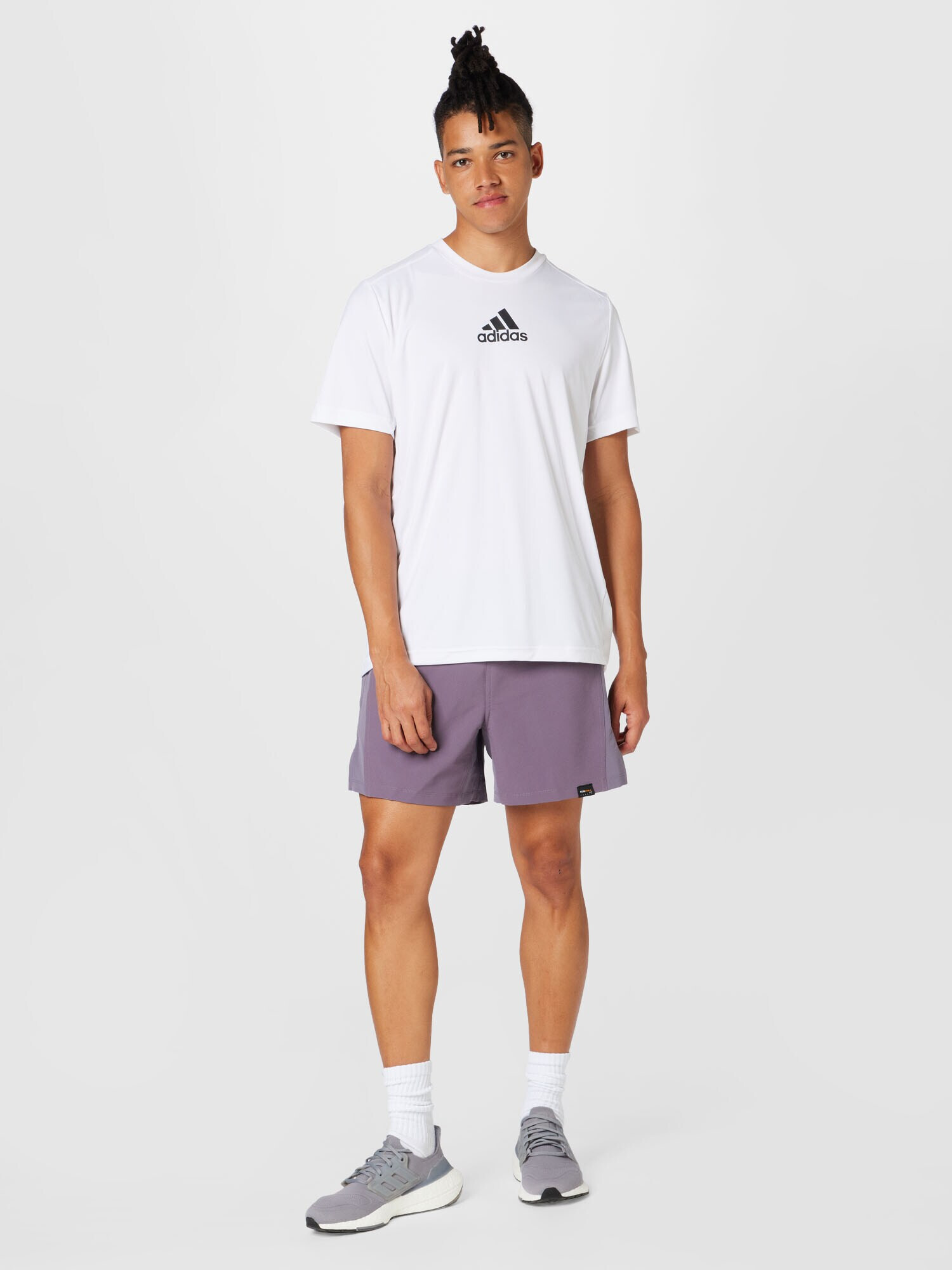 ADIDAS SPORTSWEAR Pantaloni sport gri taupe / negru - Pled.ro