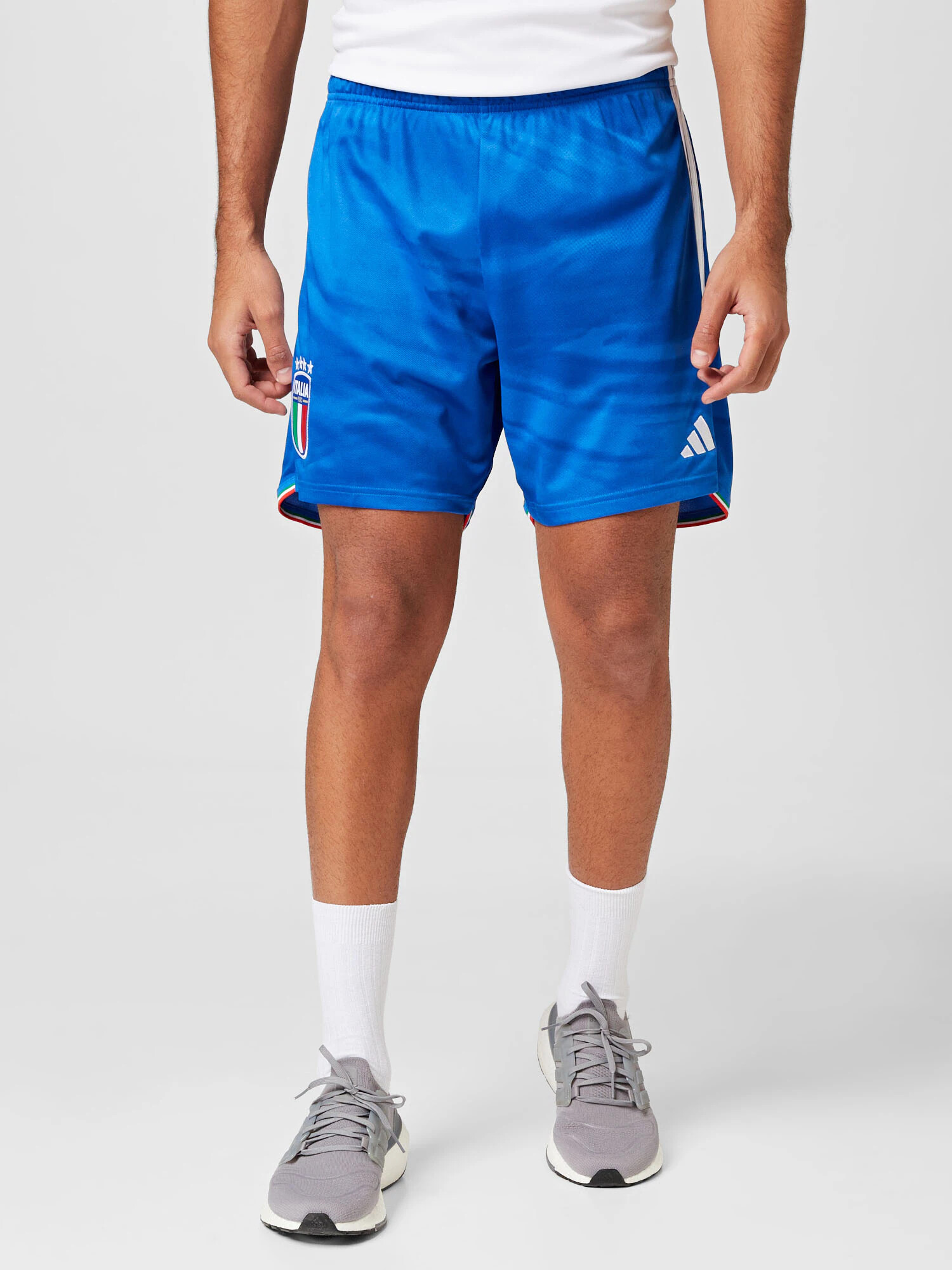 ADIDAS PERFORMANCE Pantaloni sport 'Italy 23 Home' albastru / roșu / alb - Pled.ro